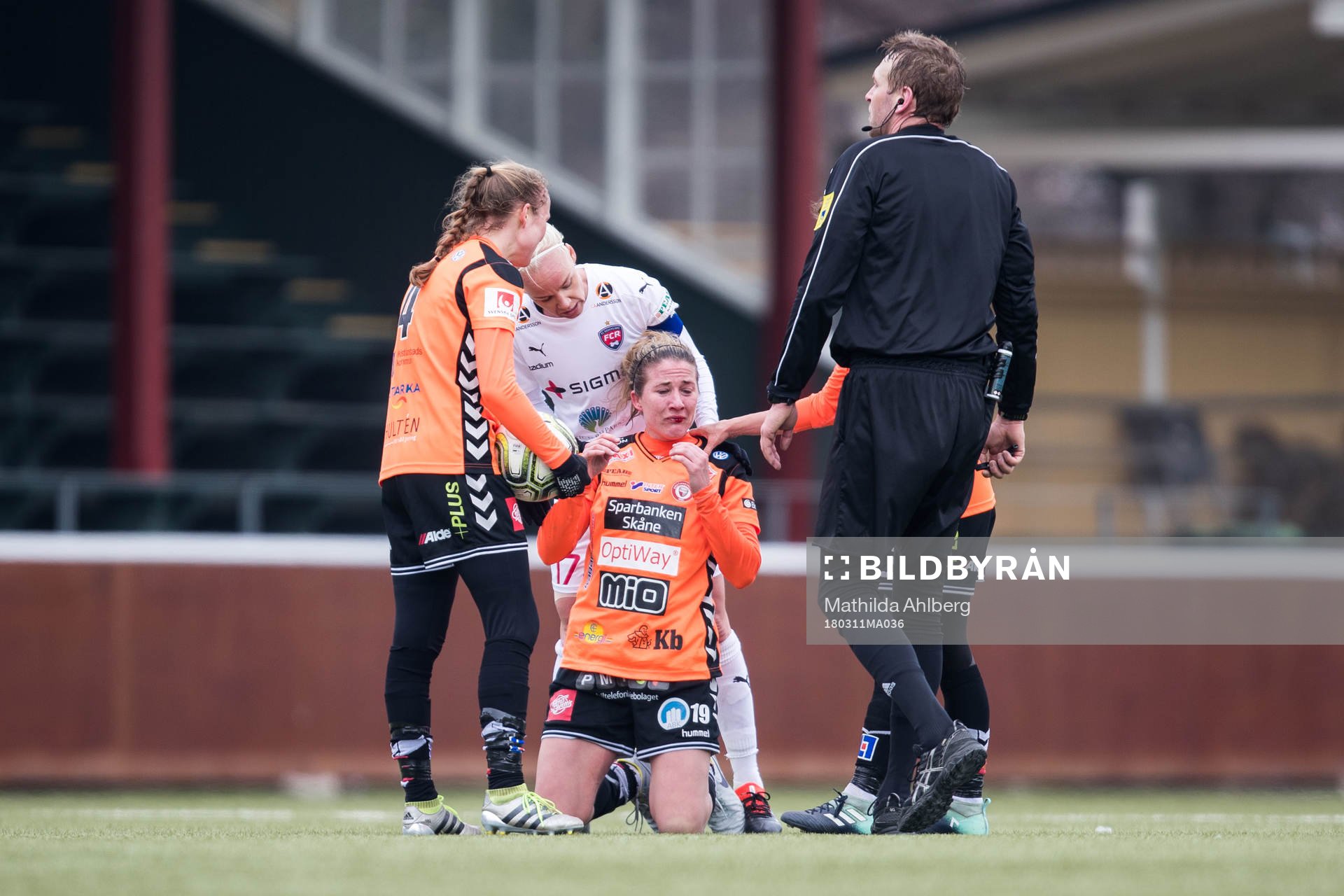 Kristianstads Becky Edwards blöder
