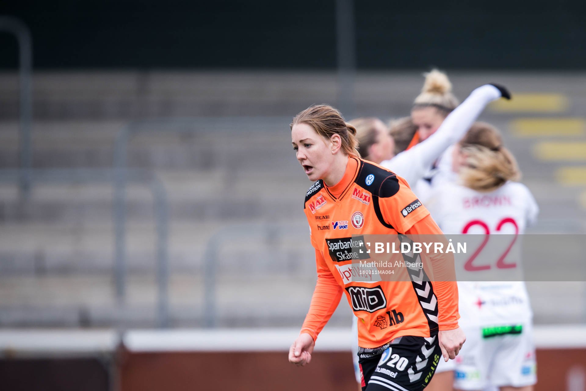 Kristianstads Mia Carlsson deppar