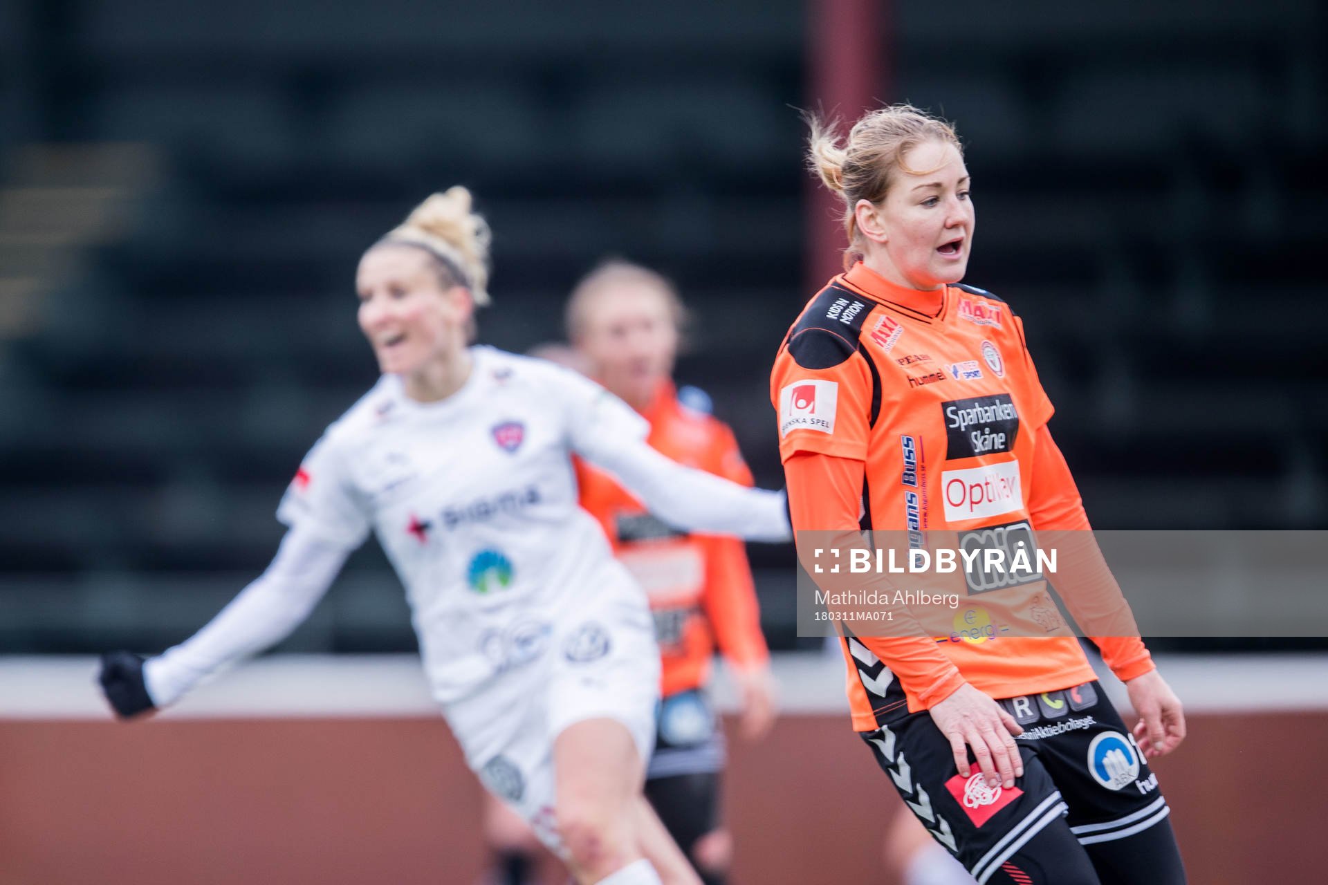 Kristianstads Mia Carlsson deppar