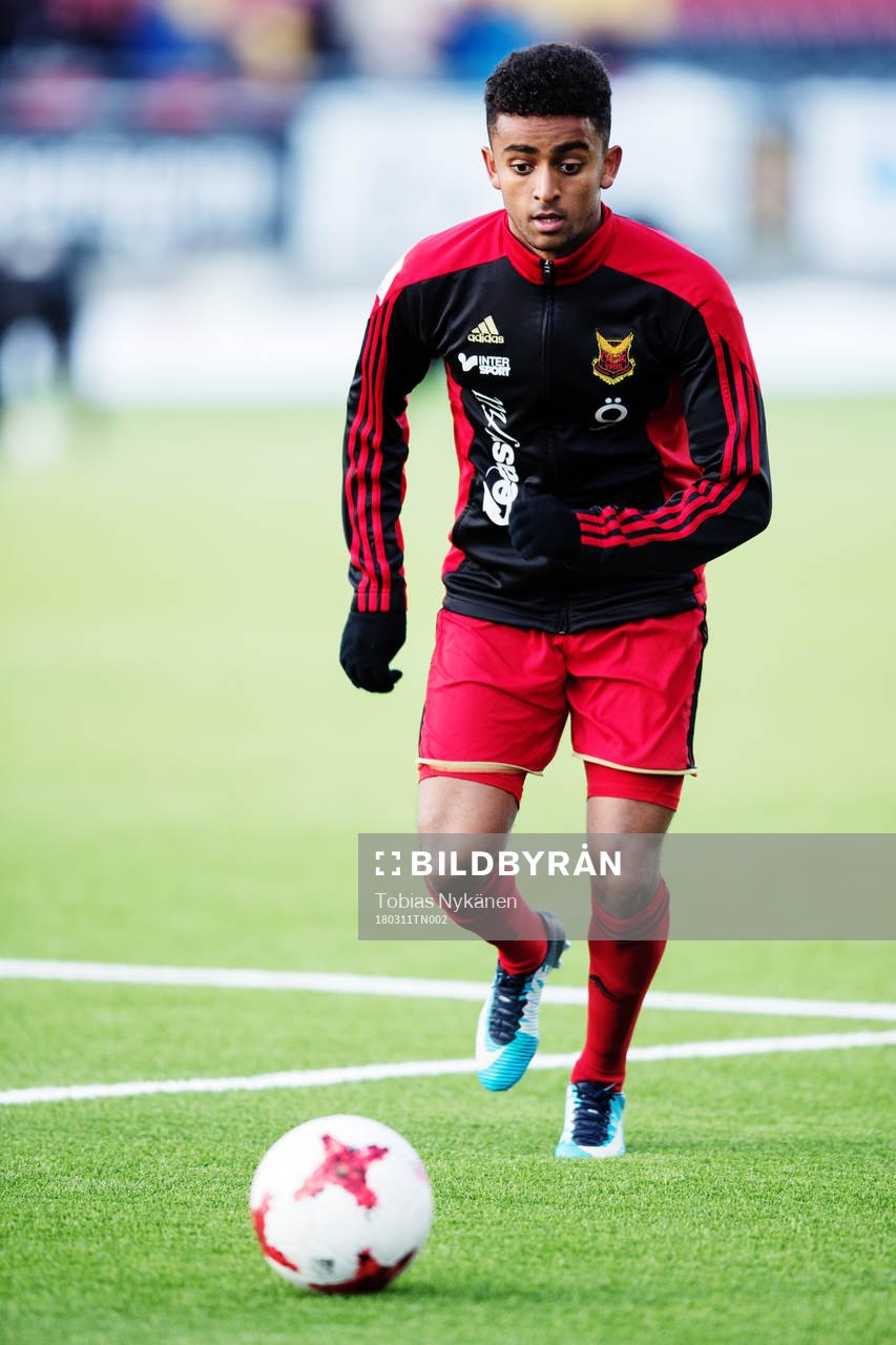 Östersunds Tesfaldet Tekie värmer upp