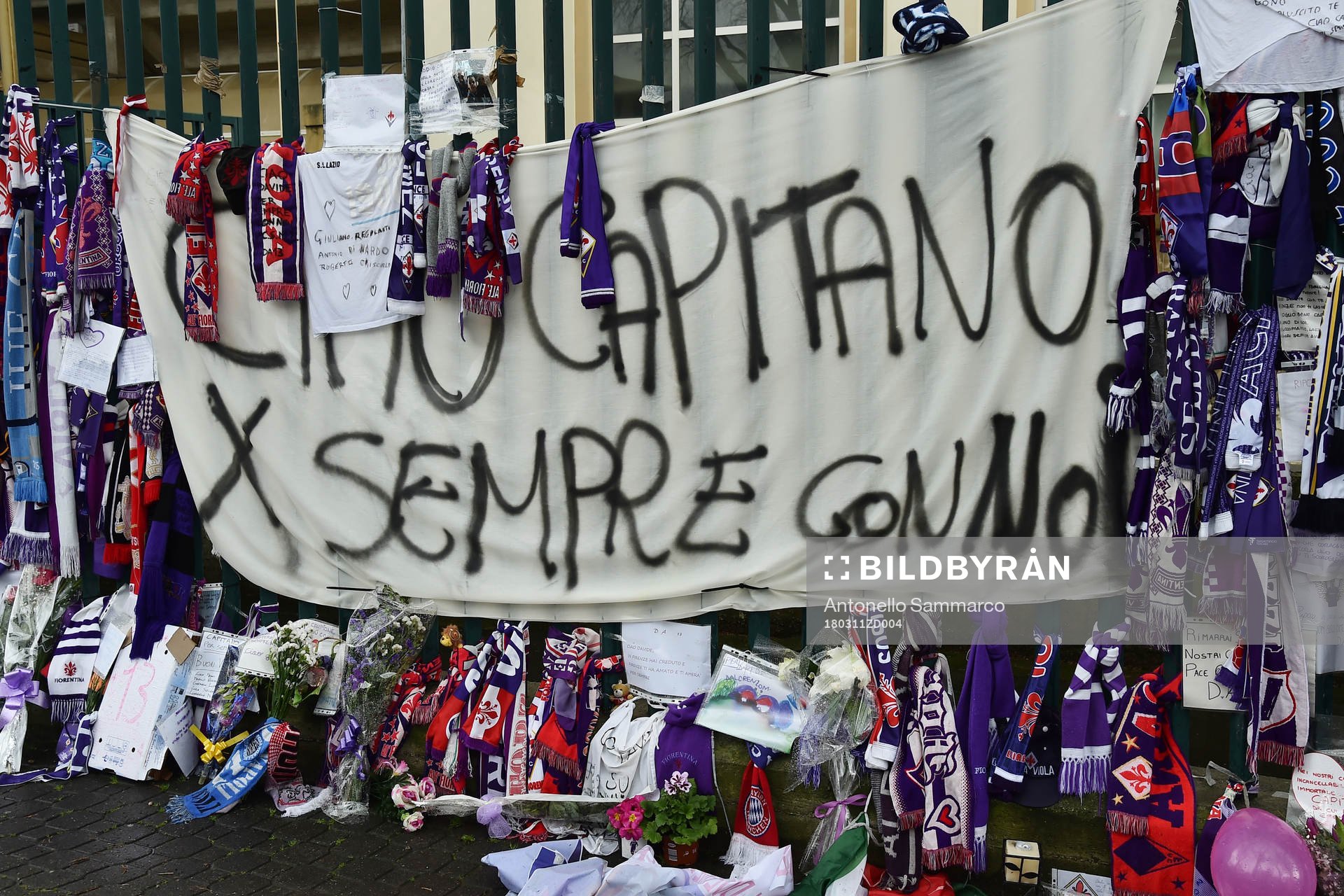 As Firenze 11/03/2018 - campionato di calcio serie A / Fiorentina-Benevento / foto Antonello Sammarco/Image Sport nella foto: striscione tifosi Fiorentina