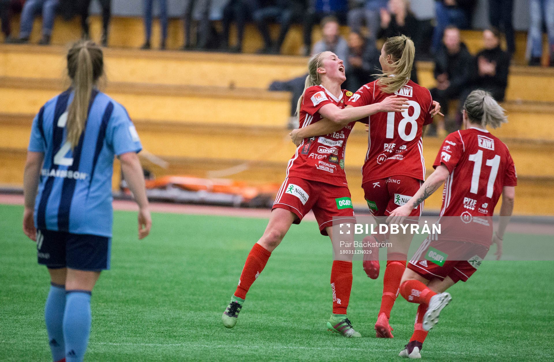 Piteås Nina Jakobsson jublar