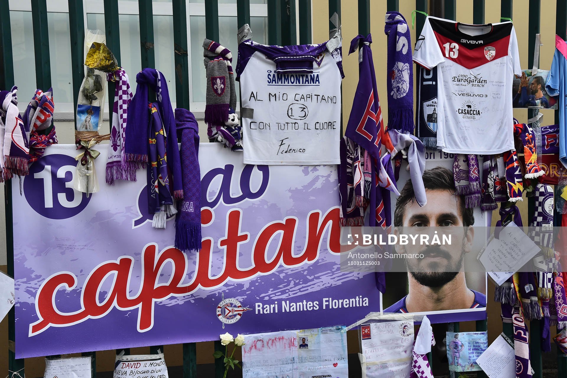 As Firenze 11/03/2018 - campionato di calcio serie A / Fiorentina-Benevento / foto Antonello Sammarco/Image Sport nella foto: striscione tifosi Fiorentina