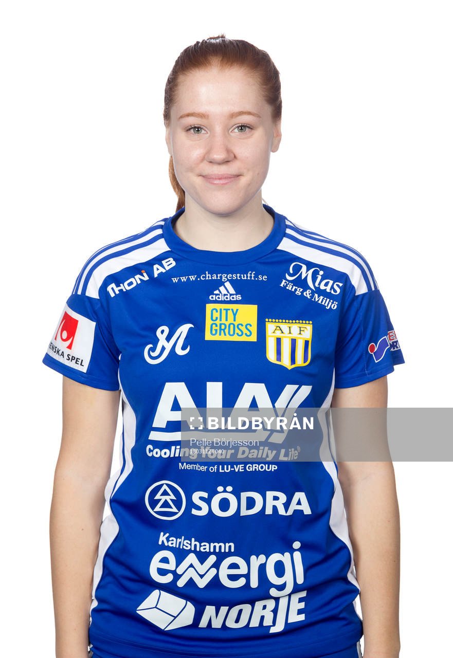 Asarums Hanna Johansson poserar för ett porträtt den 11 mars 2018 i Karlshamn.