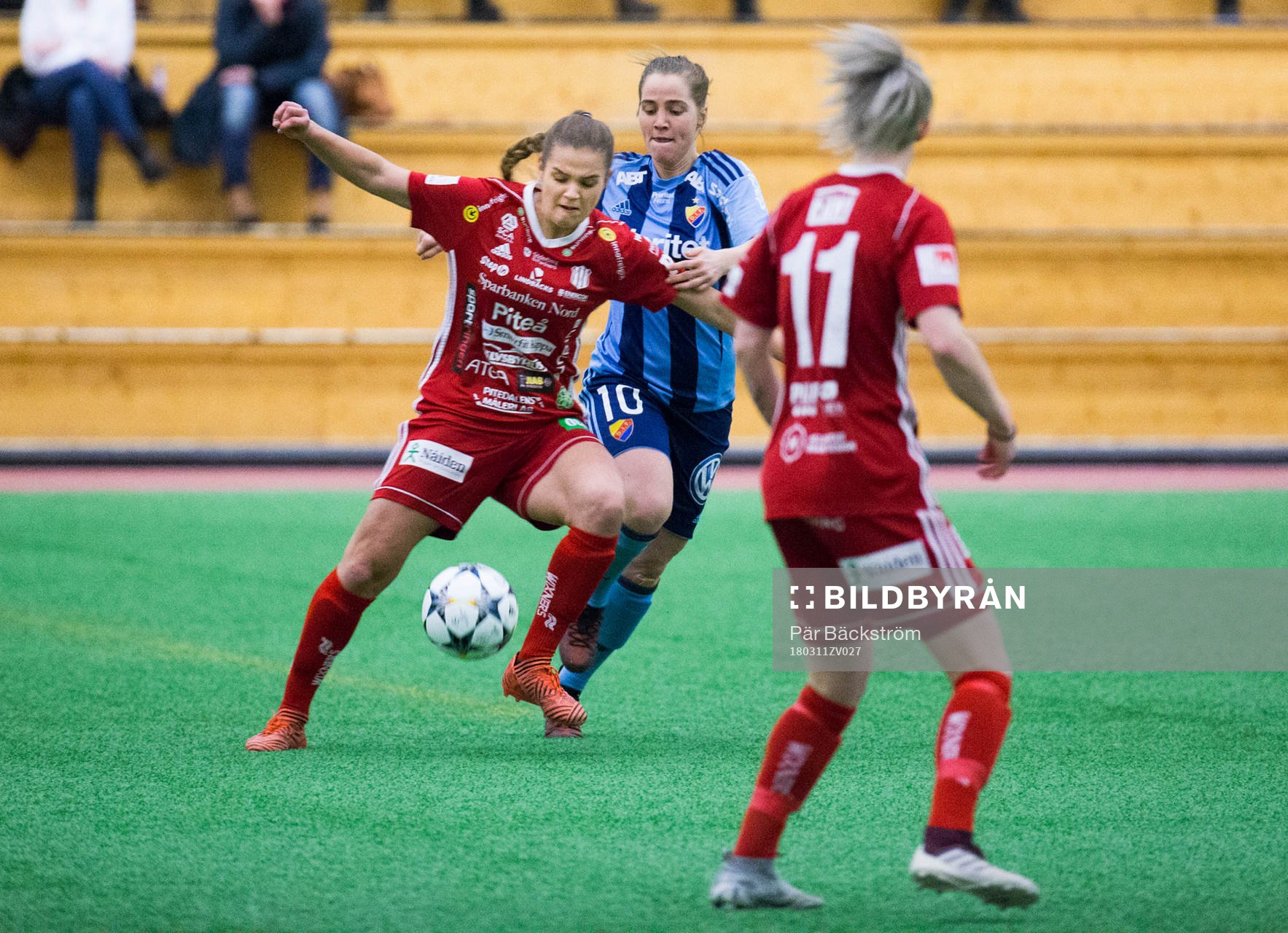 Piteås Andrea Norheim och Djurgårdens Irma Helin