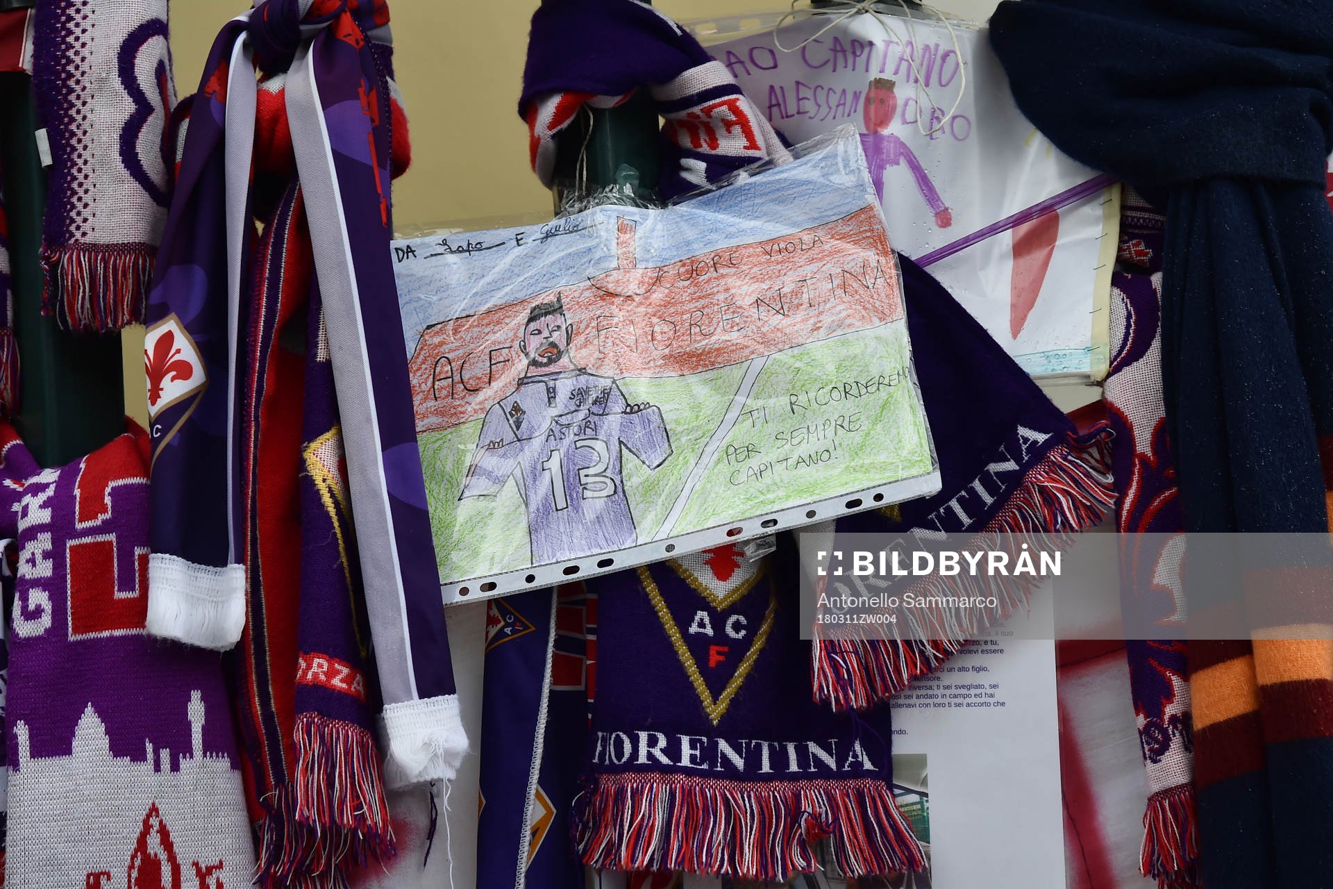 As Firenze 11/03/2018 - campionato di calcio serie A / Fiorentina-Benevento / foto Antonello Sammarco/Image Sport nella foto: striscione tifosi Fiorentina