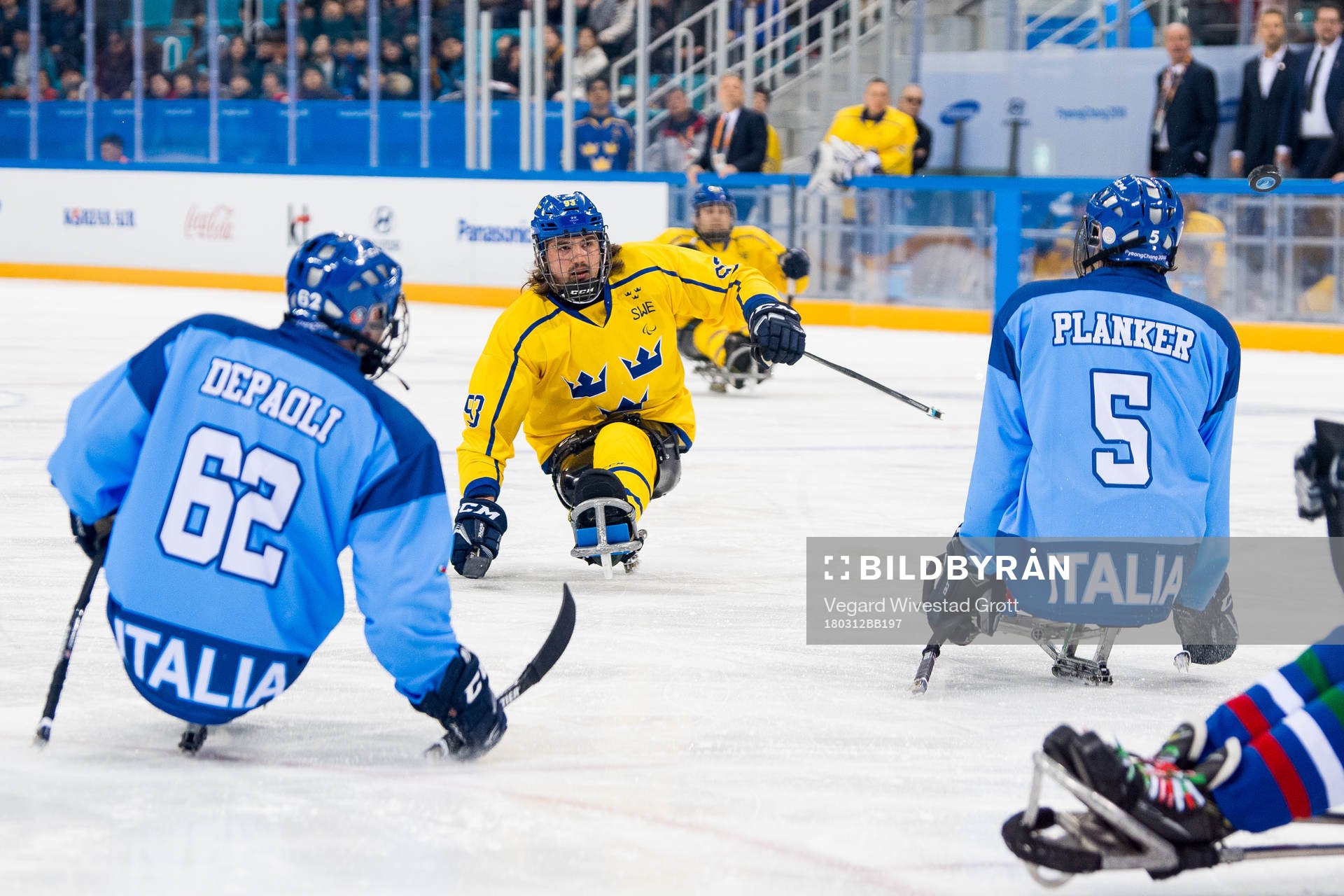 Maximilian Gyllsten of Sweden shoots wide