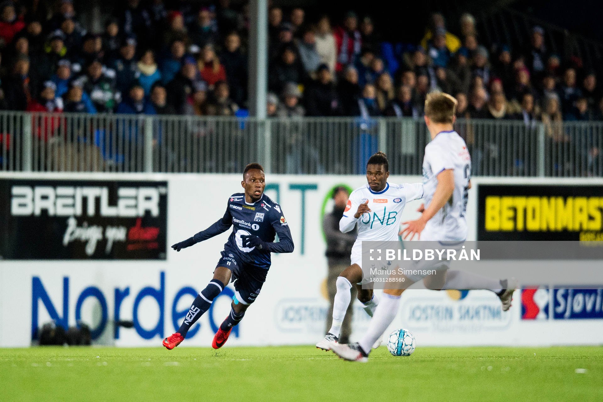 Daouda «Dao» Karamoko Bamba of Kristiansund and Samuel A.