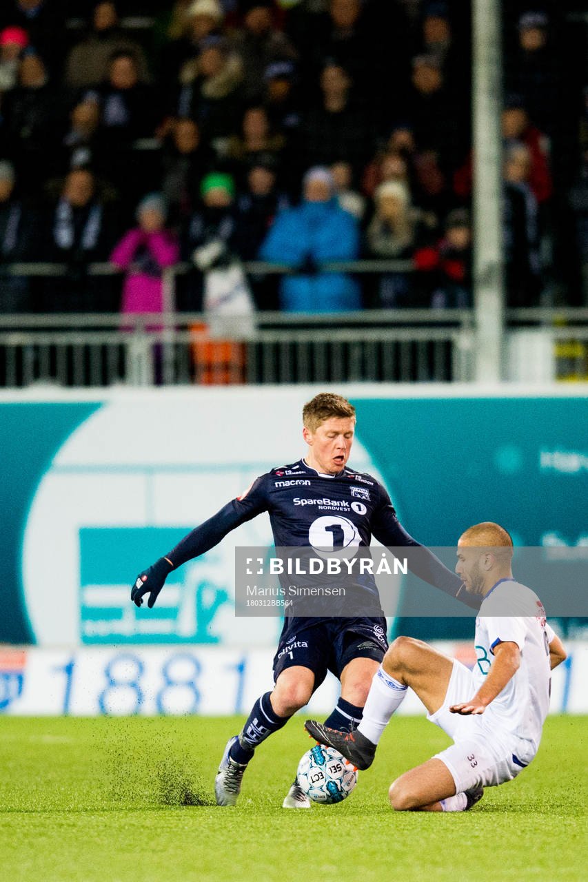 Torgil Øwre Gjertsen of Kristiansund and Amin Nouri of