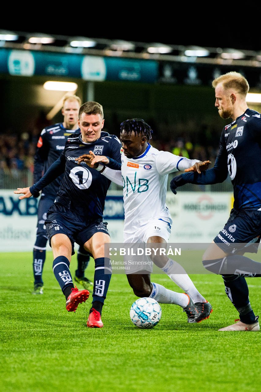 Andreas Eines Hopmark of Kristiansund, Sam Johnson of