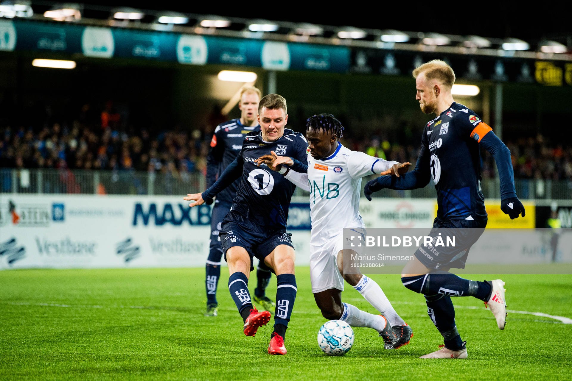 Andreas Eines Hopmark of Kristiansund, Sam Johnson of