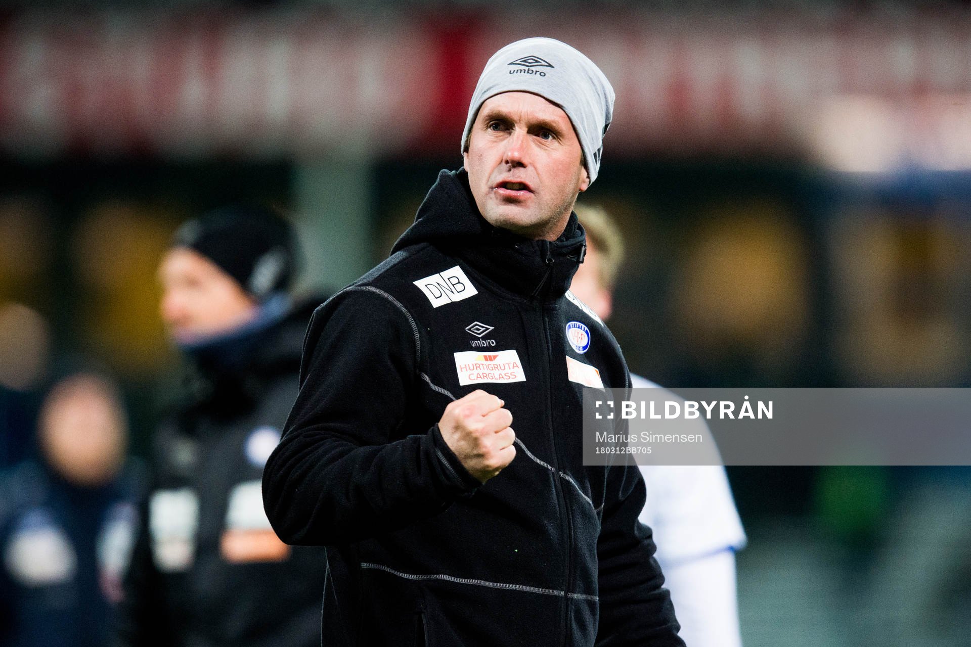 Ronny Deila, coach of Vålerenga, celebrates