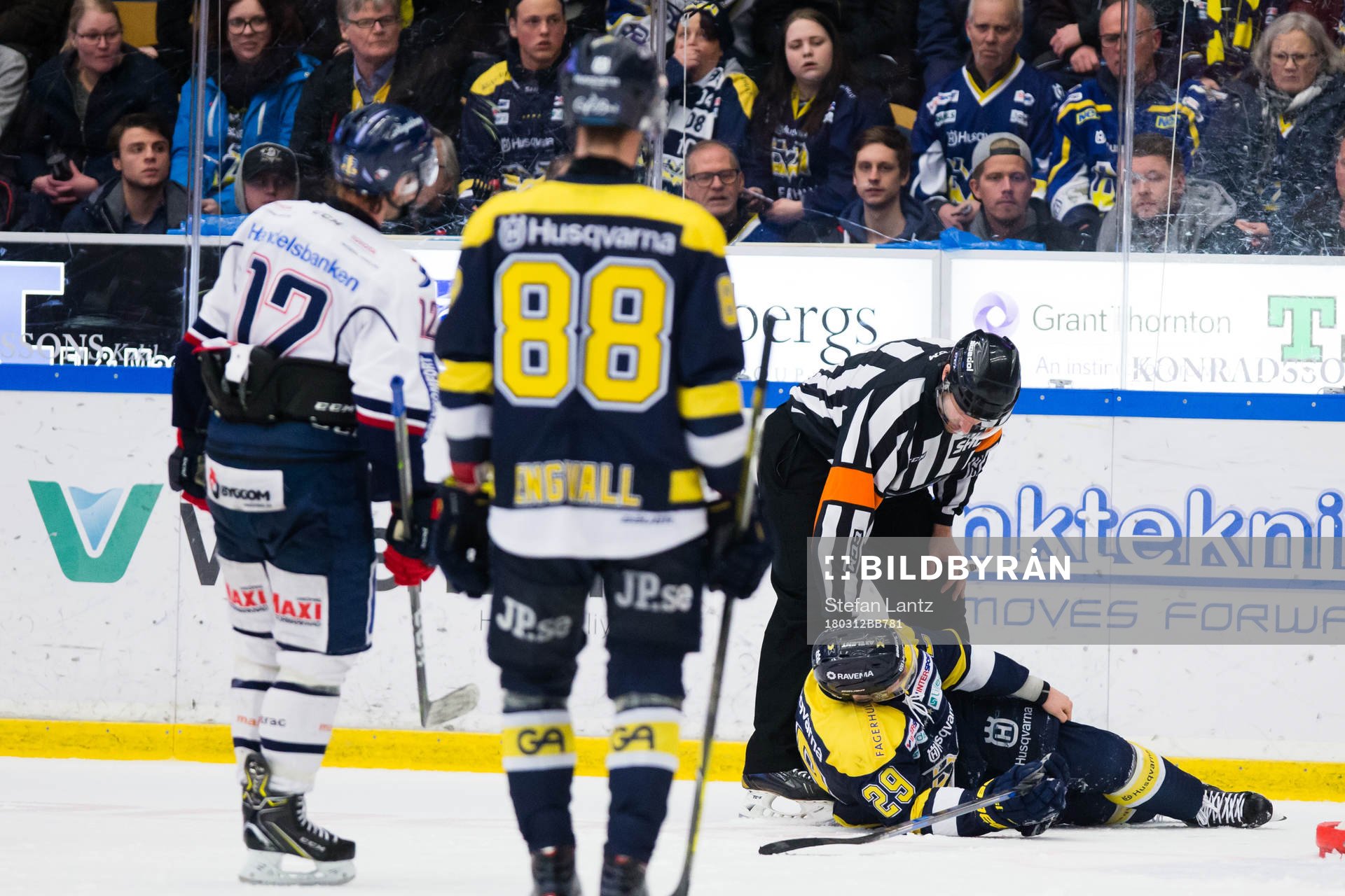 s David Ullström har ont