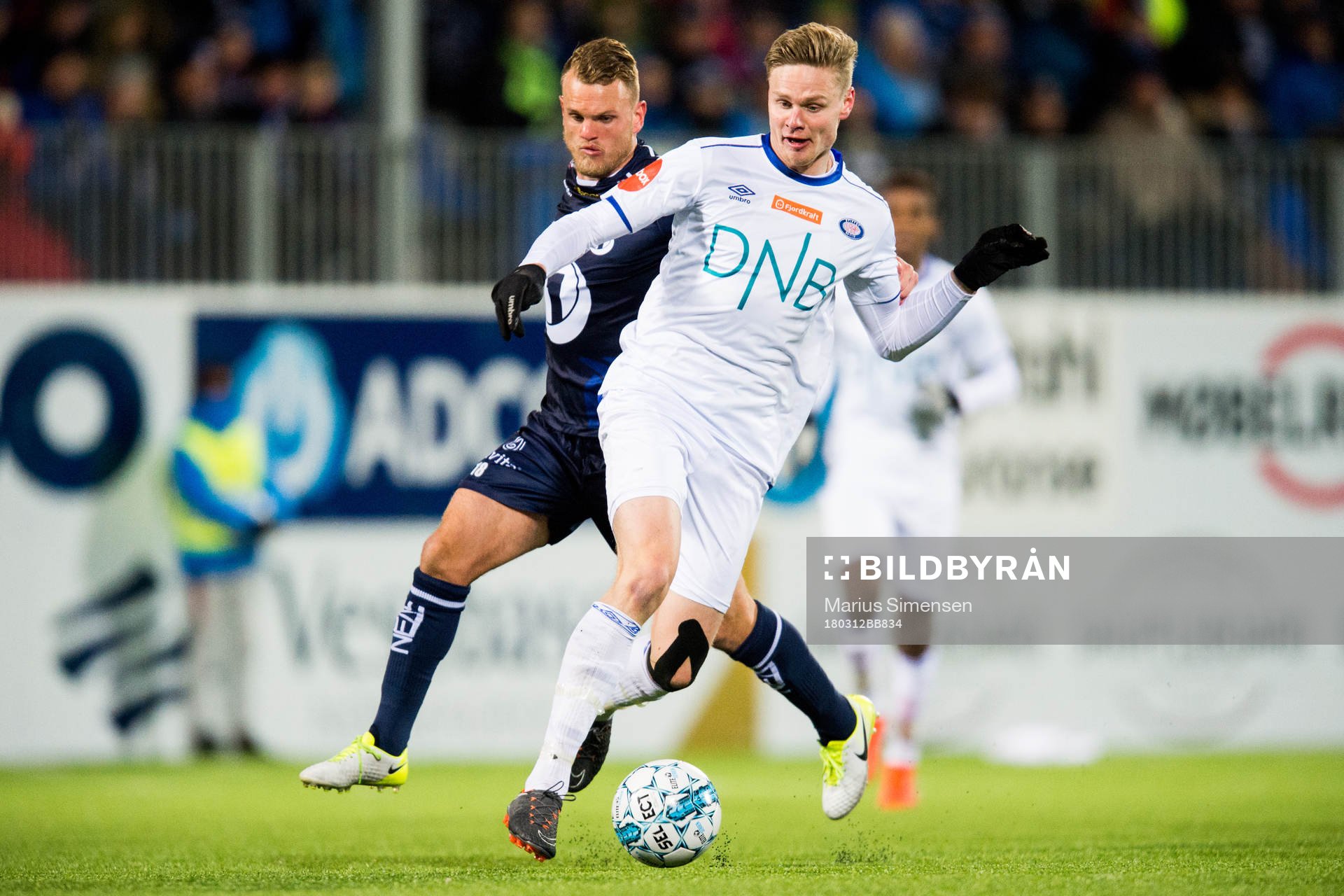 Stian Semb Aasmundsen of Kristiansund and Simen Juklerød