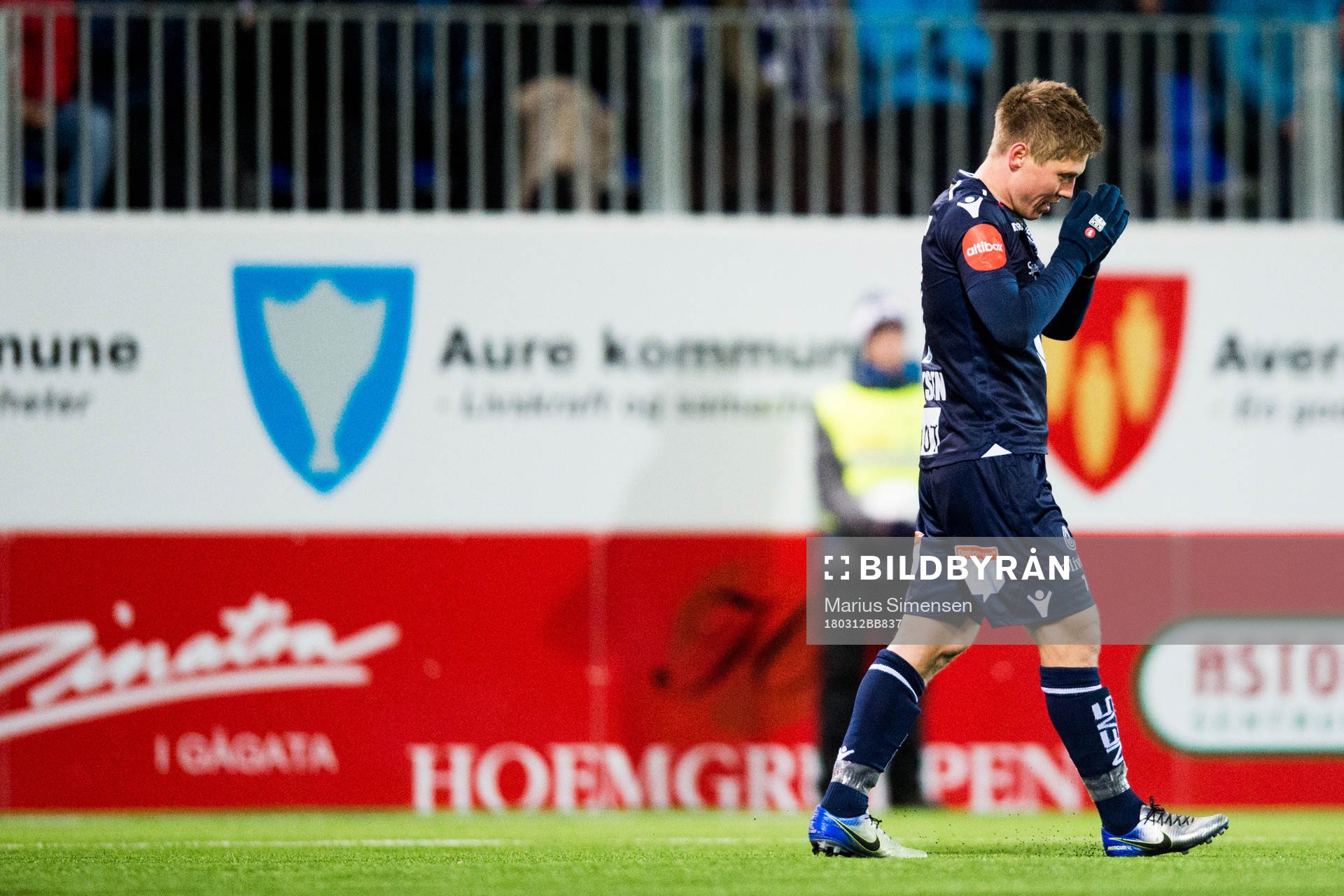 Torgil Øwre Gjertsen of Kristiansund looks dejected