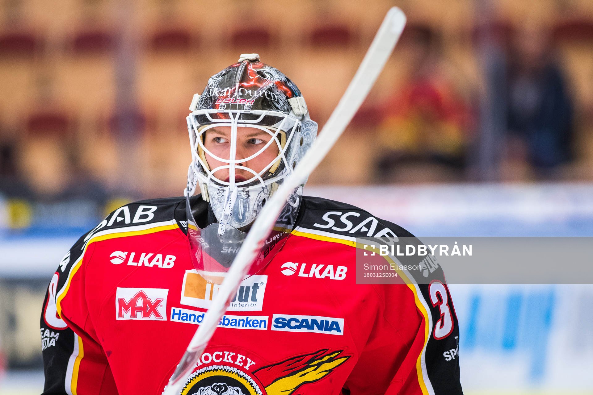 Luleås målvakt Filip Gustavsson