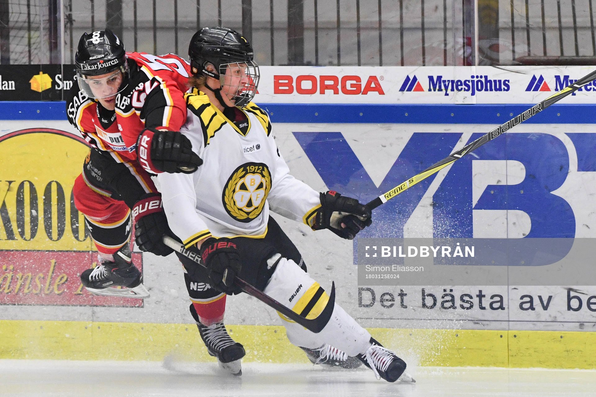 Luleås Karl Fabricius och Brynäs Adam Boqvist