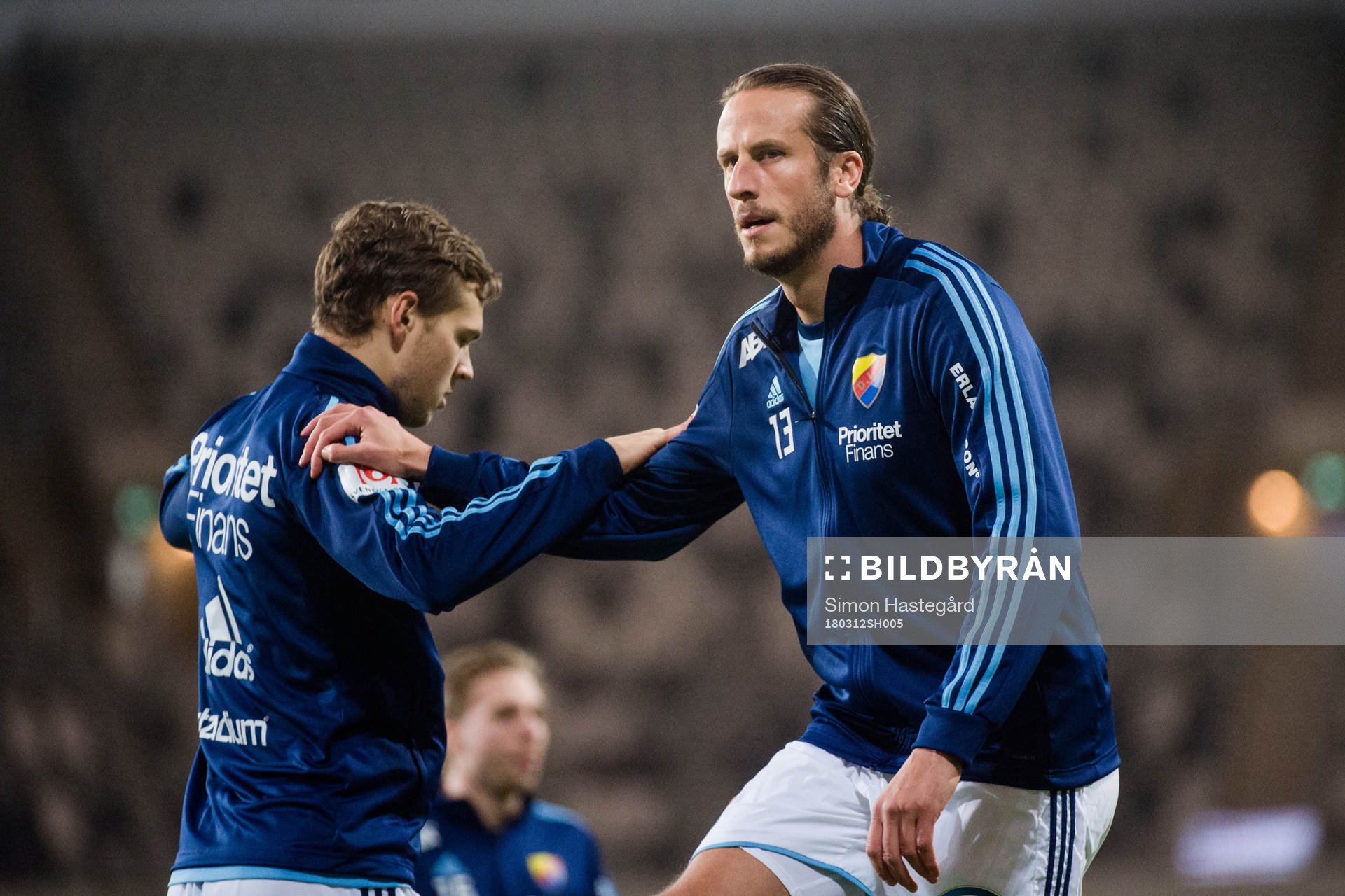 Djurgårdens Jonas Olsson före kvartsfinalen i Svenska