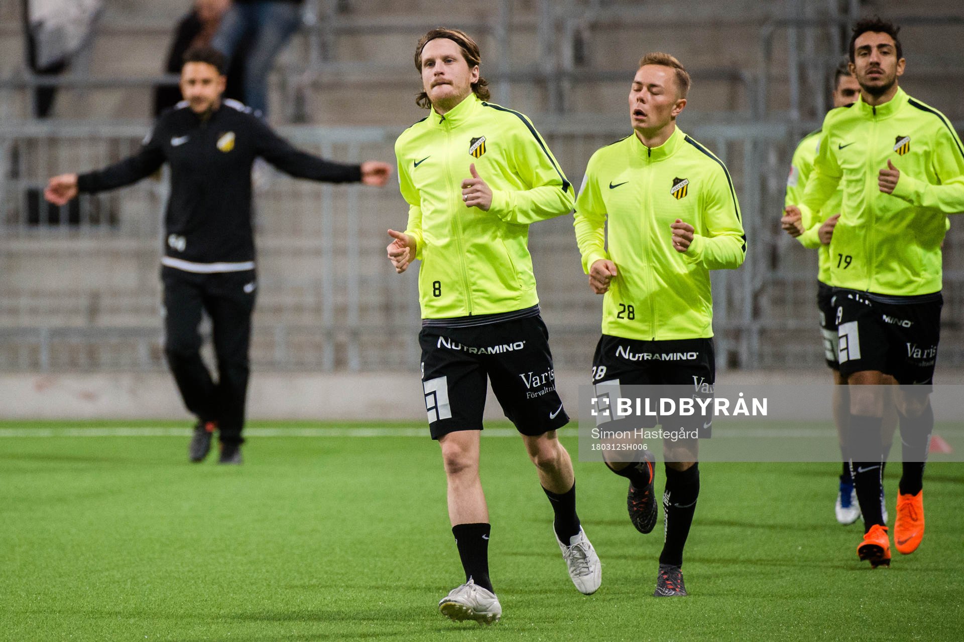 Häckens Erik Friberg före kvartsfinalen i Svenska Cupen