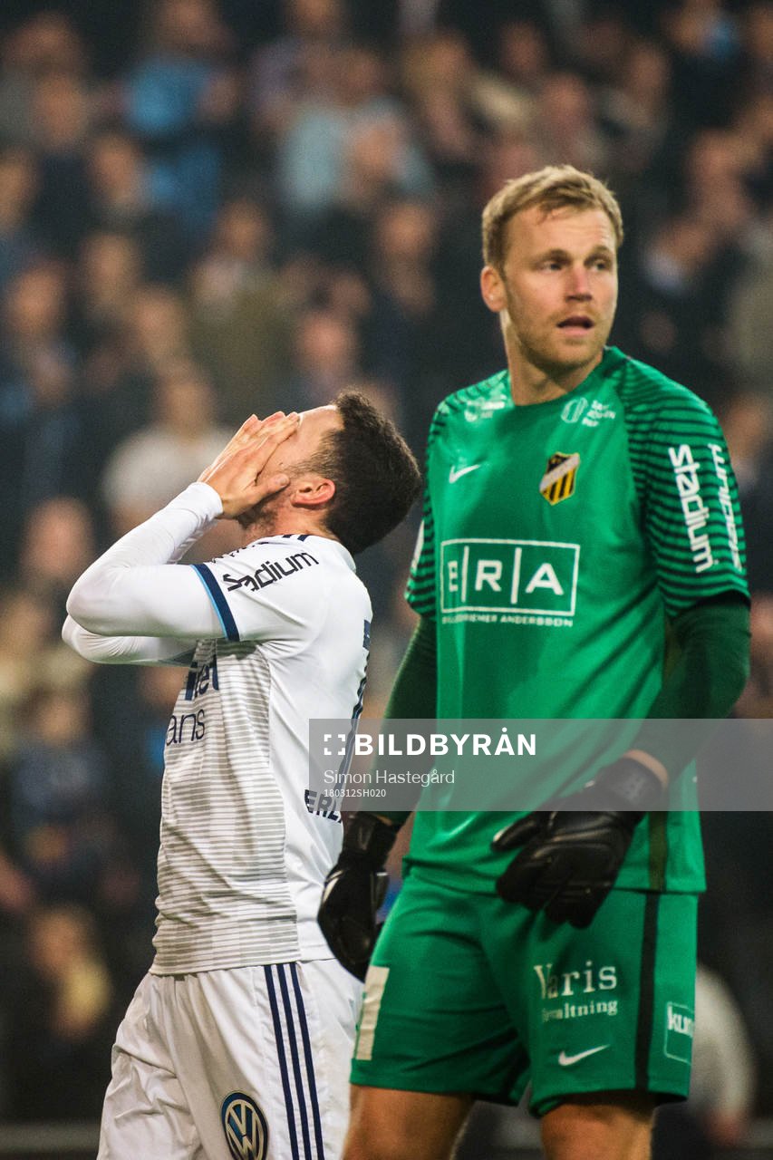 Djurgårdens Kerim Mrabti deppar