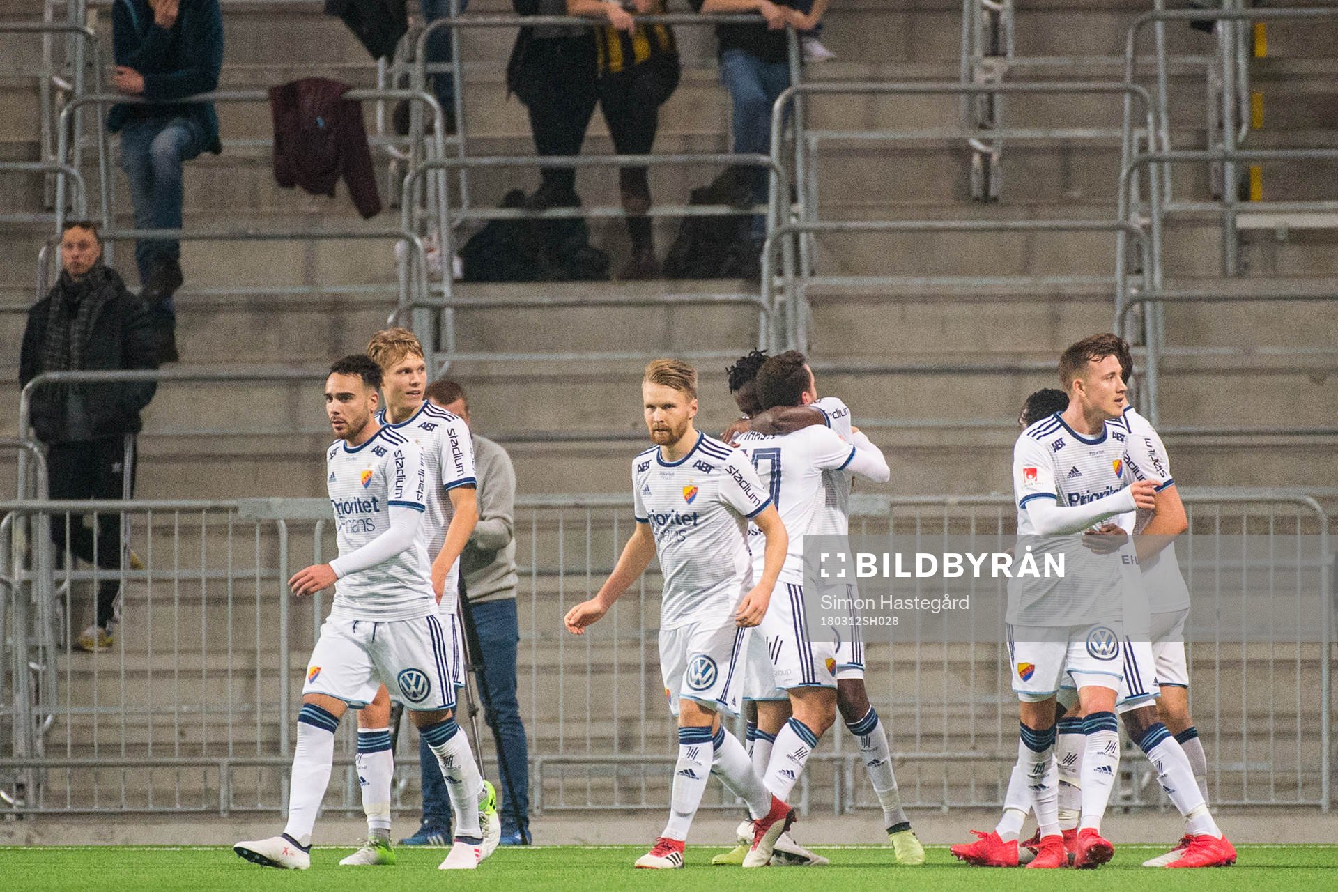 Djurgårdens spelare jublar