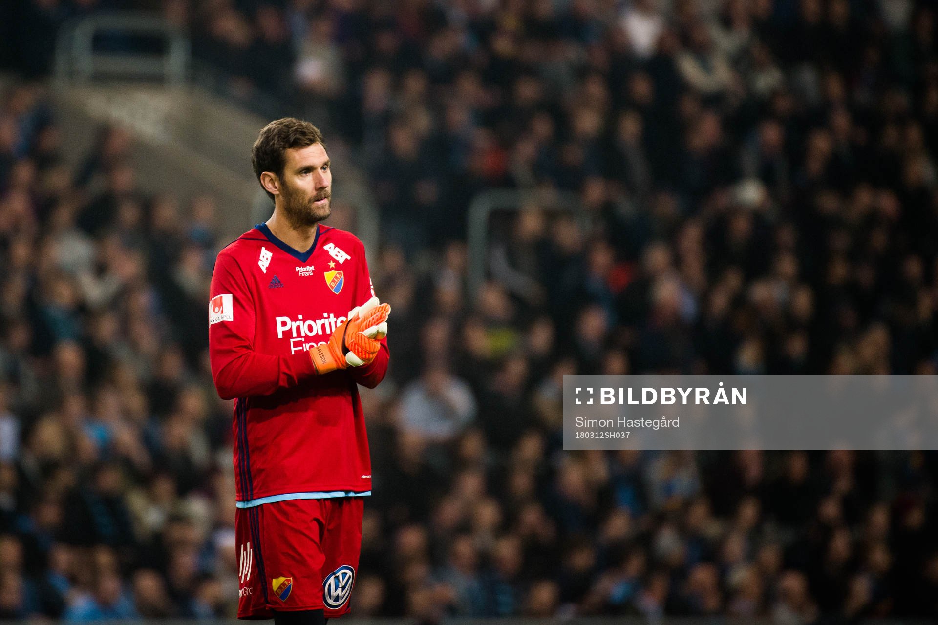 Djurgårdens målvakt Andreas Isaksson