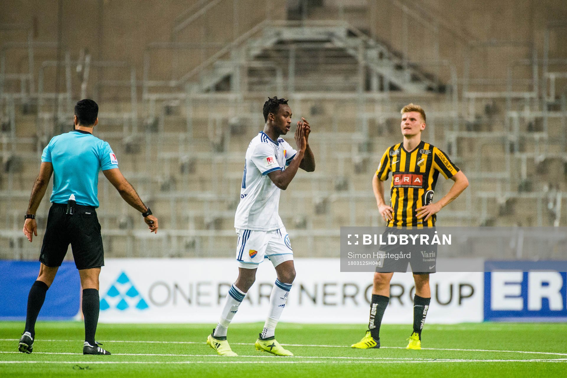 Djurgårdens Philana Tinotenda Kadewere blir utbytt