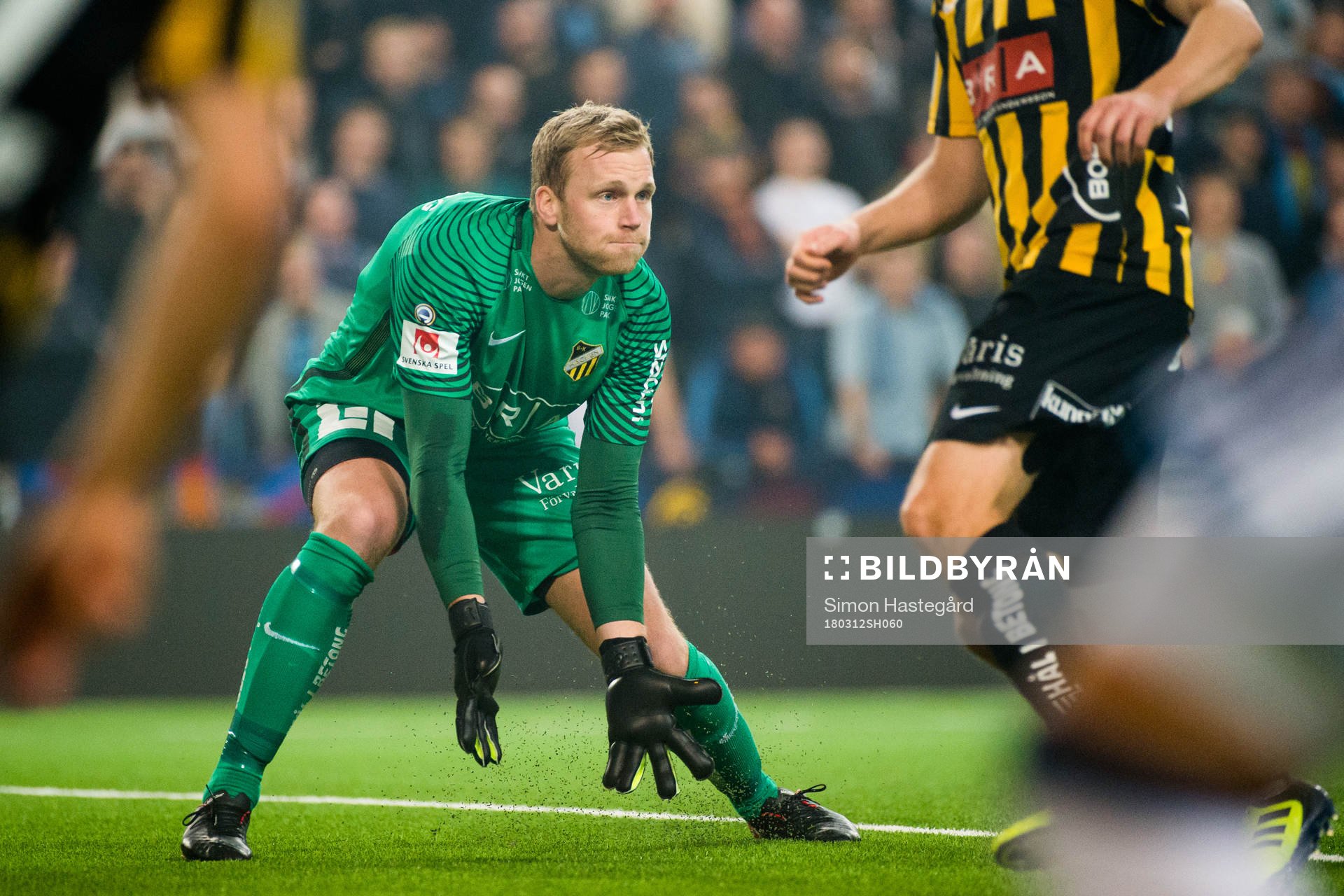 Häckens målvakt Peter Abrahamsson