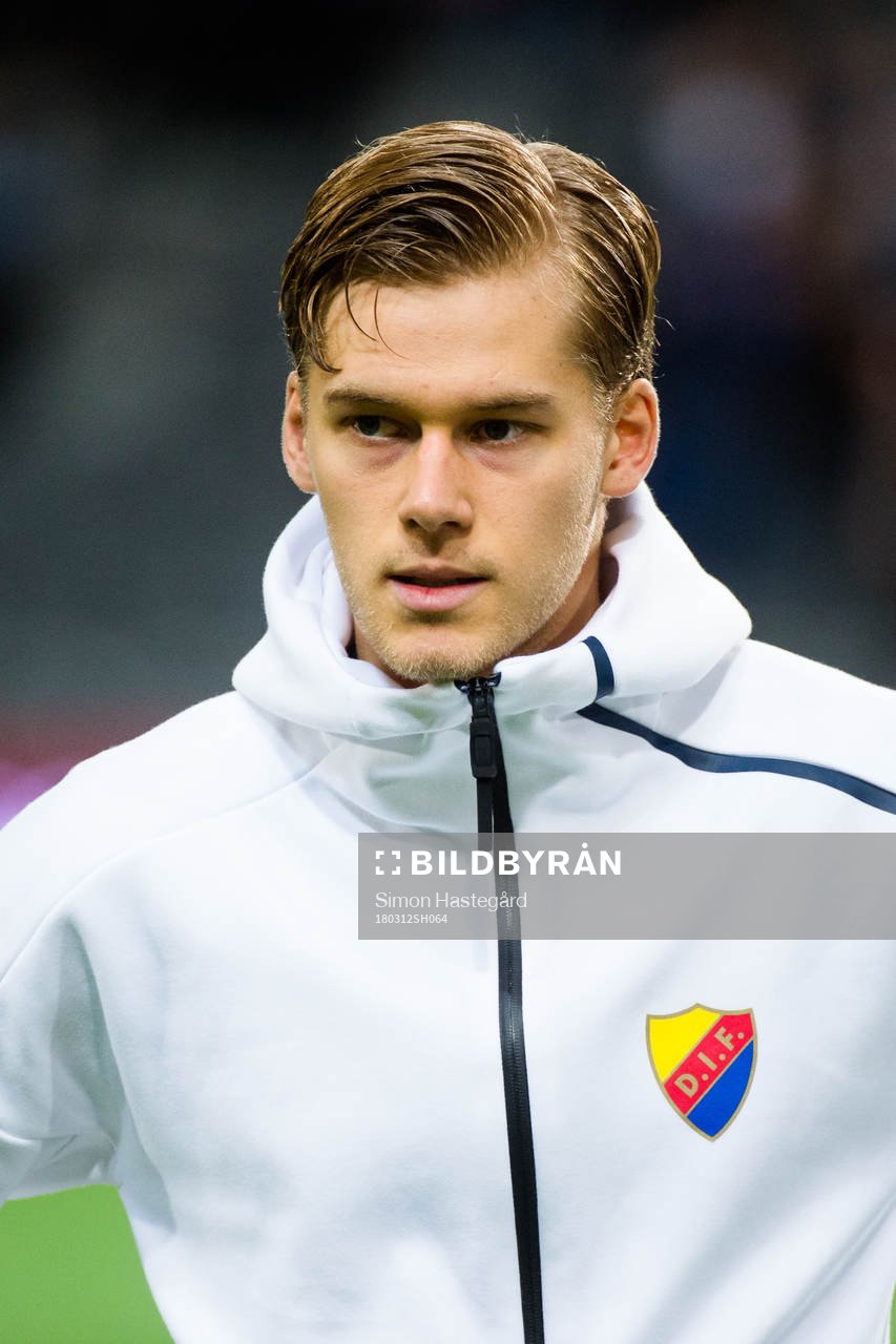 Djurgårdens Felix Beijmo före kvartsfinalen i Svenska