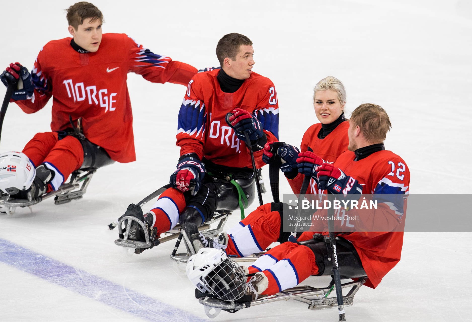 Emil Sørheim, Martin Hamre, Lena Schrøder and Magnus
