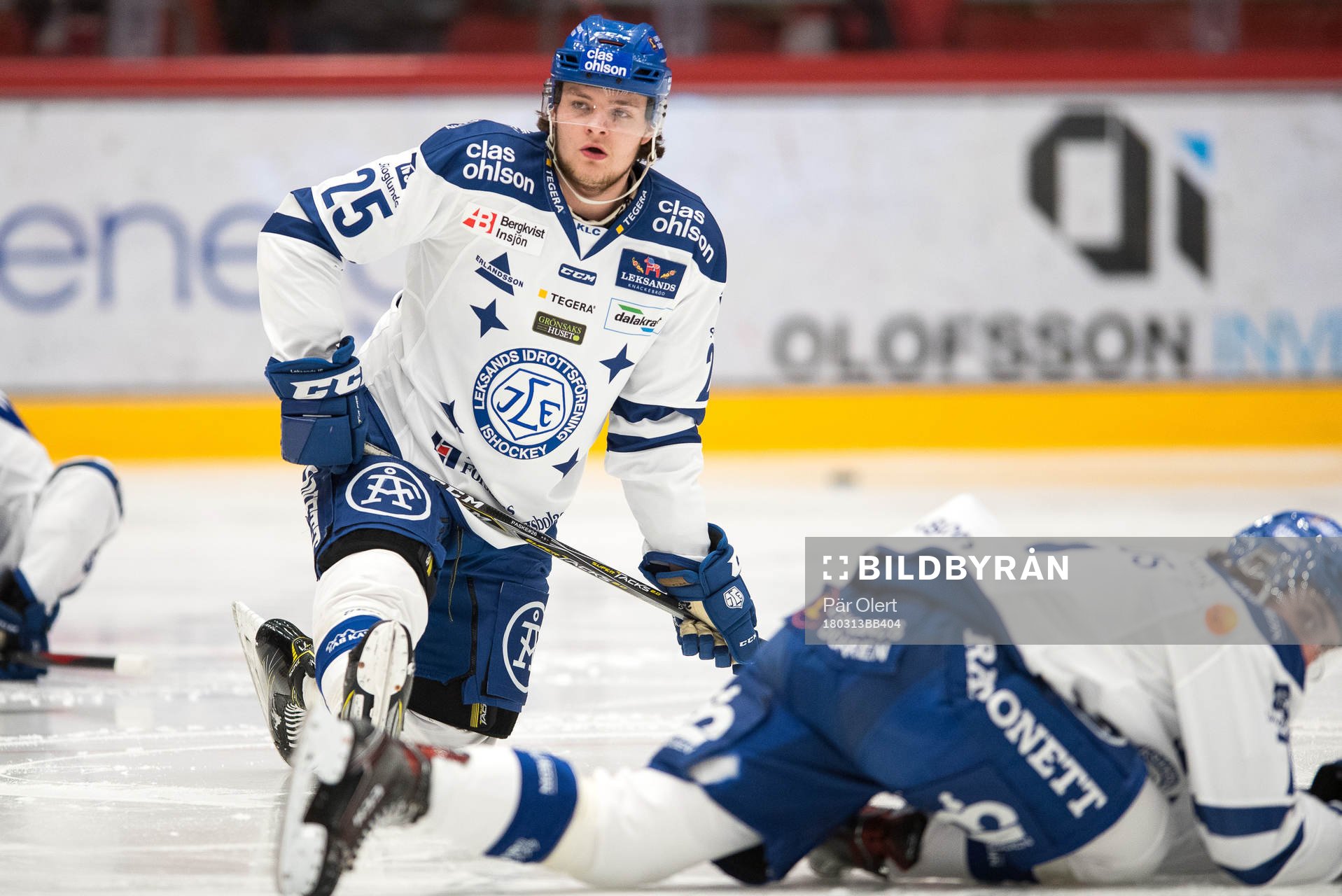 Leksands Oliver Larsen värmer upp