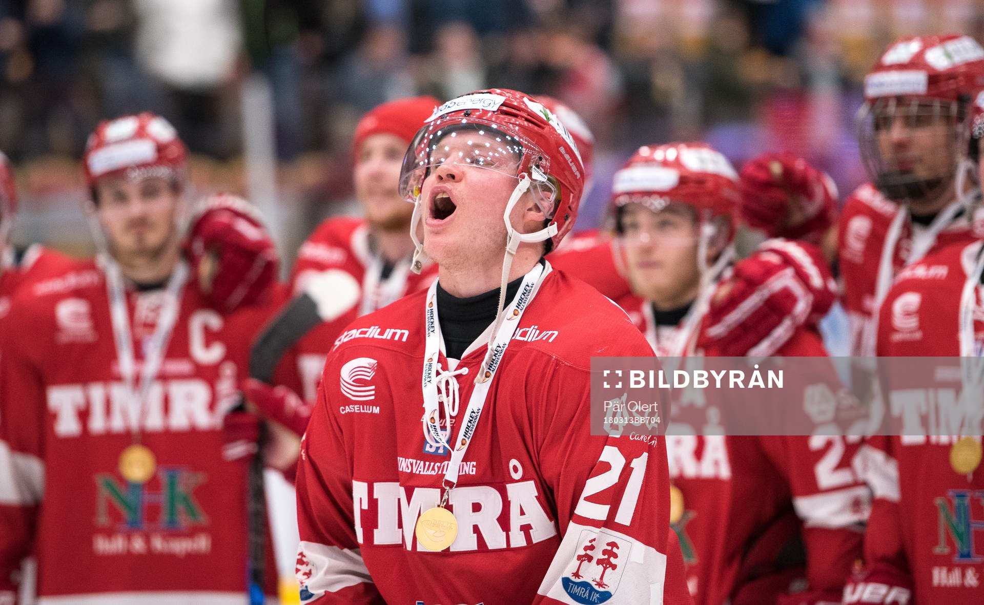 Timrås Johan Johnsson jublar
