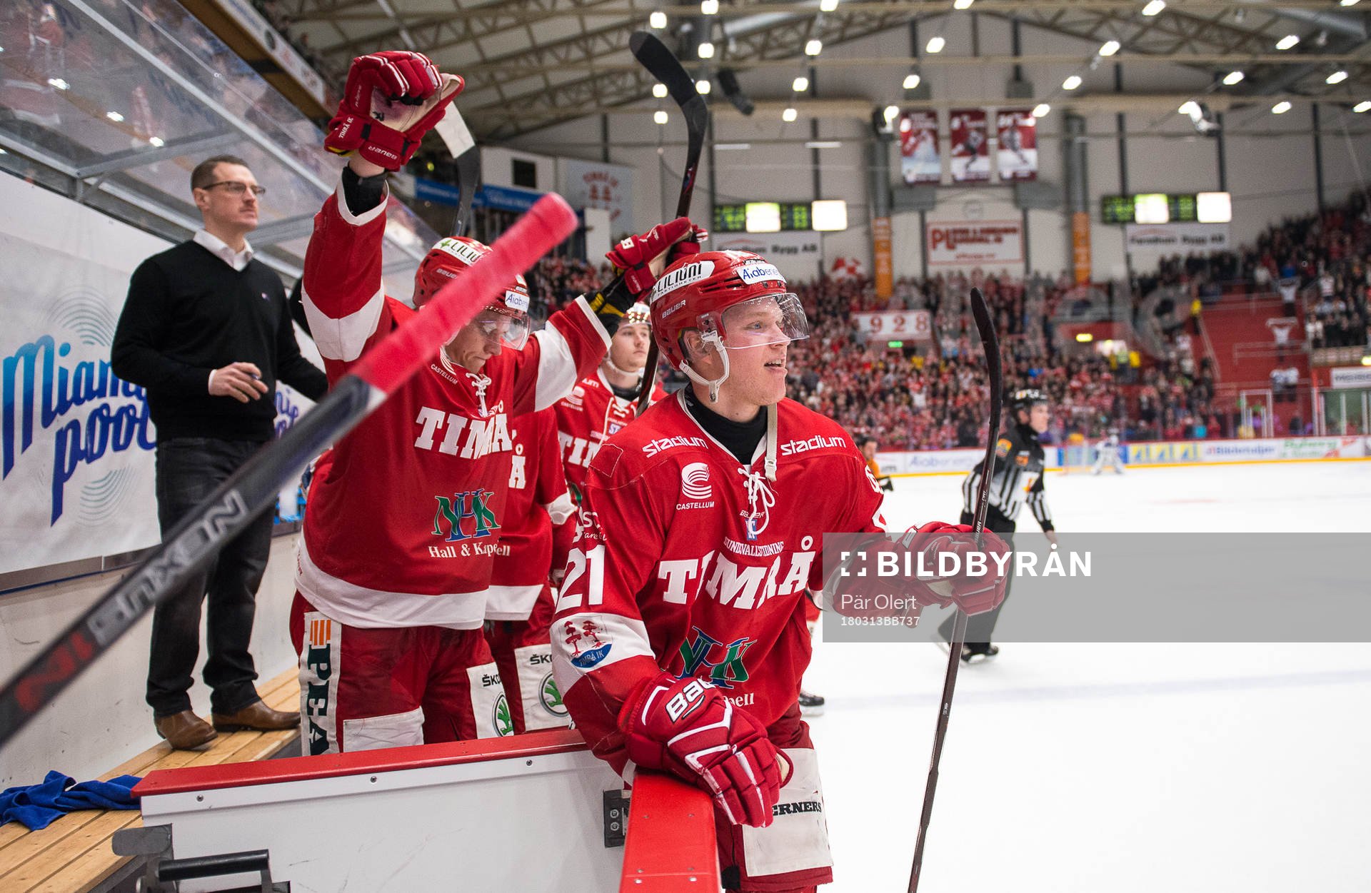 Timrå och Johan Johnsson jublar