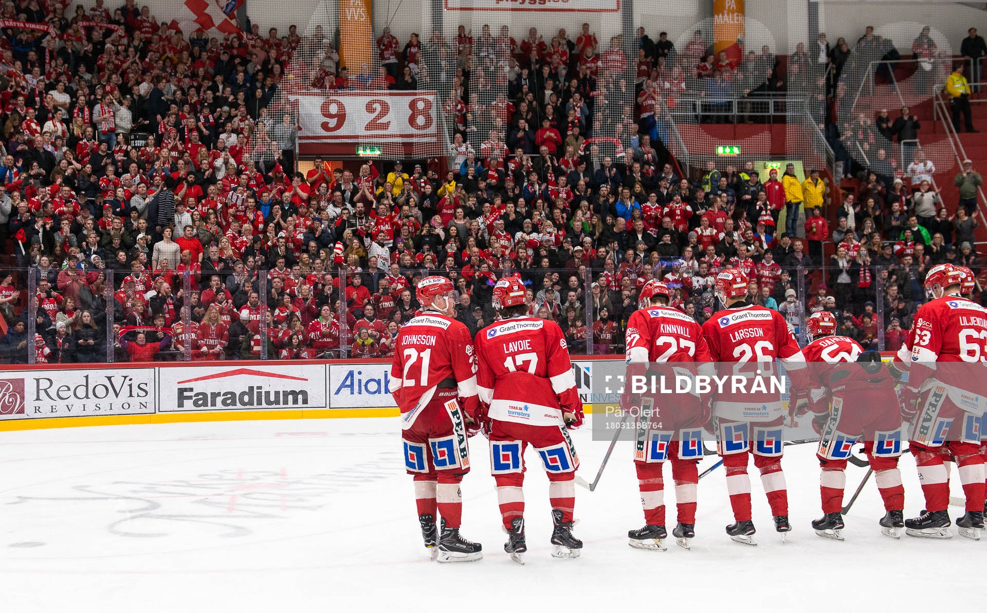 timrå publiken tackar sitt lag