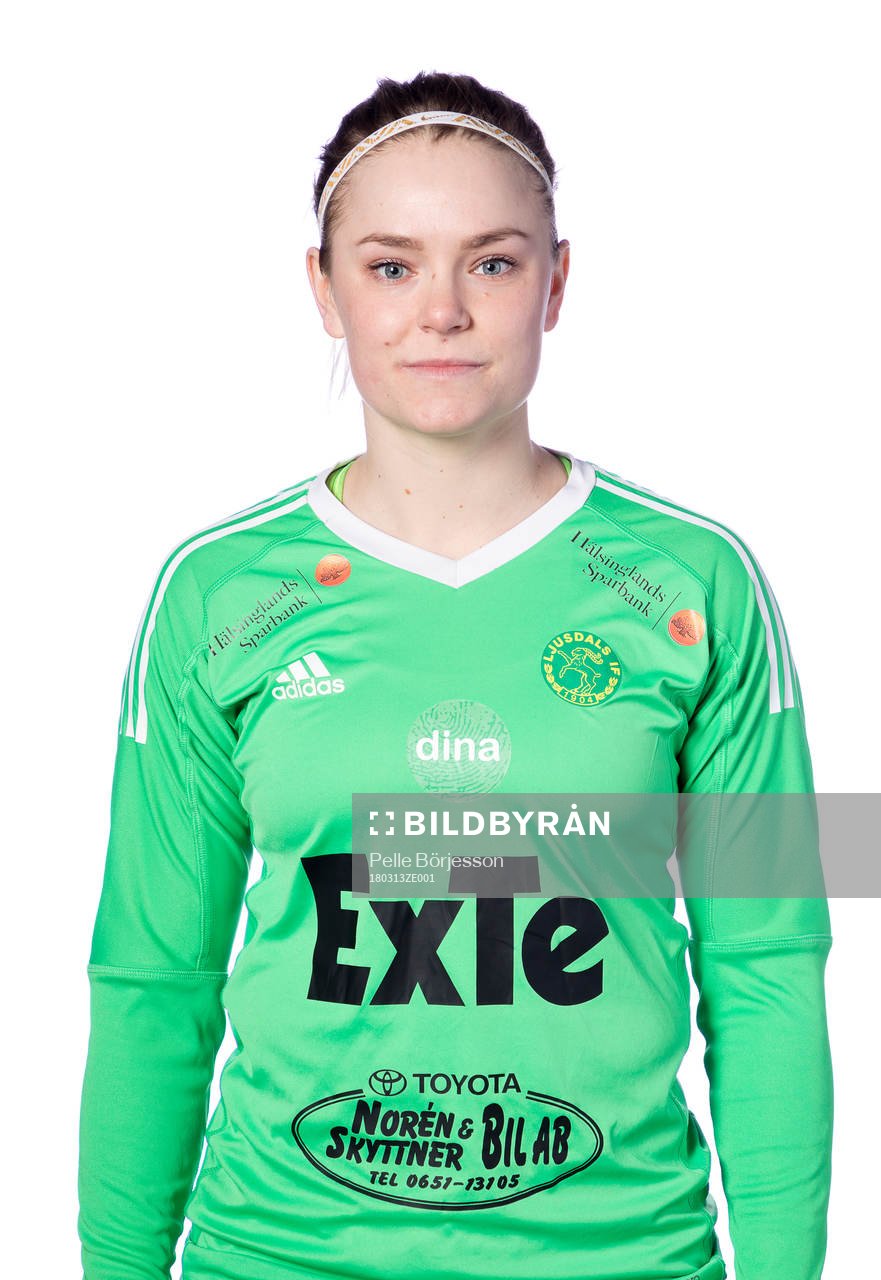 Ljusdals målvakt Linnea Lif-Jonsson