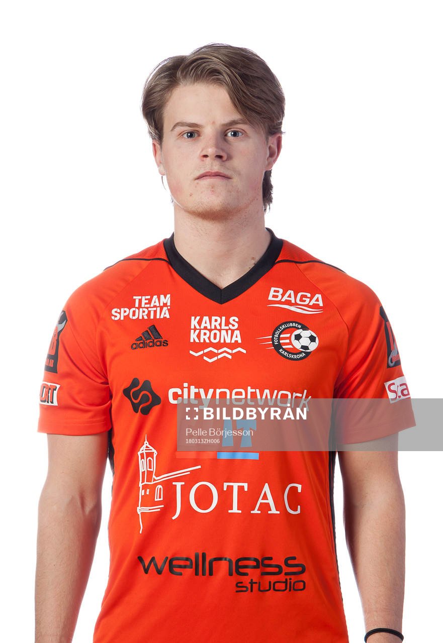 Karlskronas johan axelsson poserar för ett porträtt den 13 mars 2018 i Karlskrona.