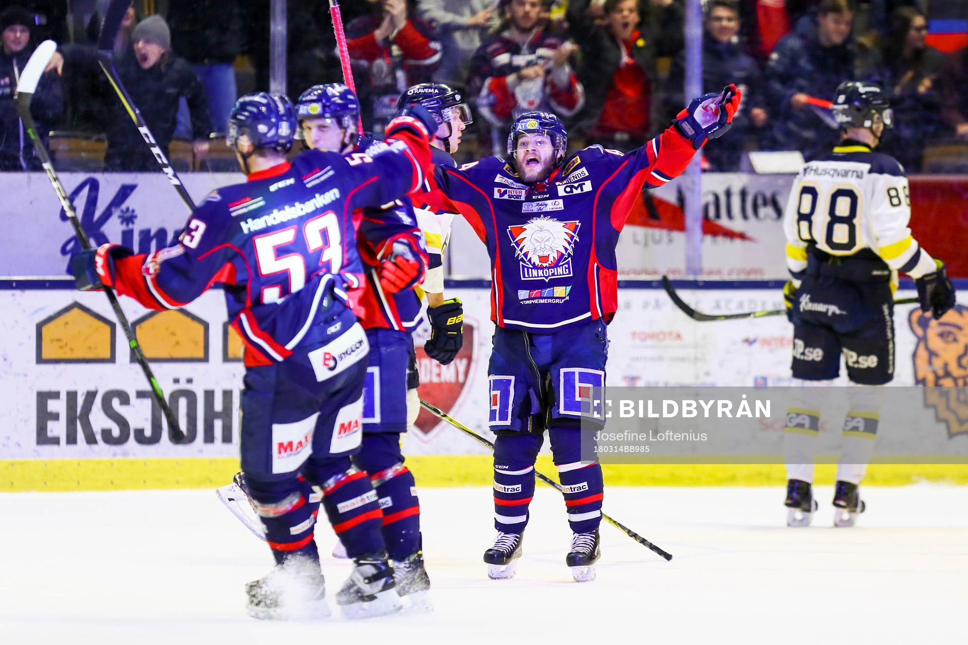 Linköpings Kristian Näkyvä jublar