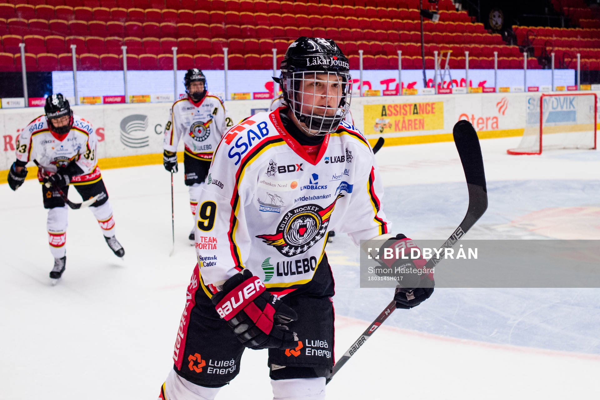 Luleås Jennifer Wakefield jublar