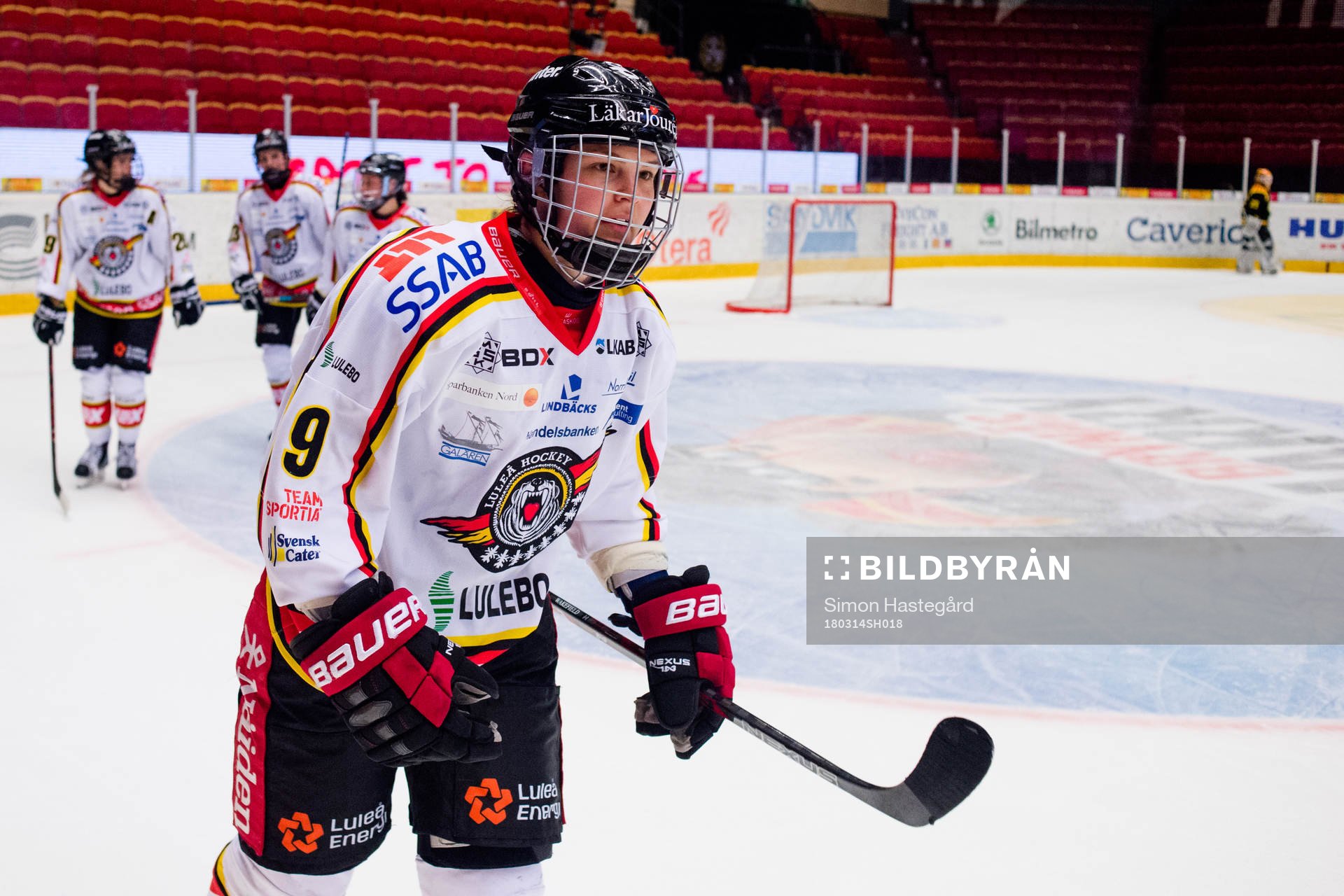 Luleås Jennifer Wakefield jublar