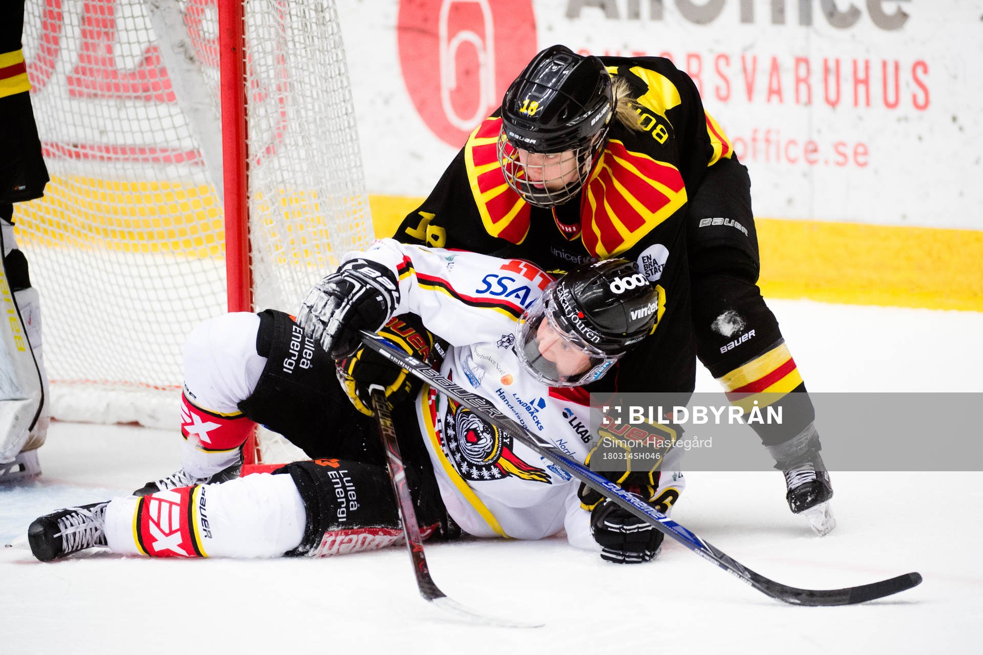 Luleås Jenni Hiirikoski och Brynäs Anna Borgqvist