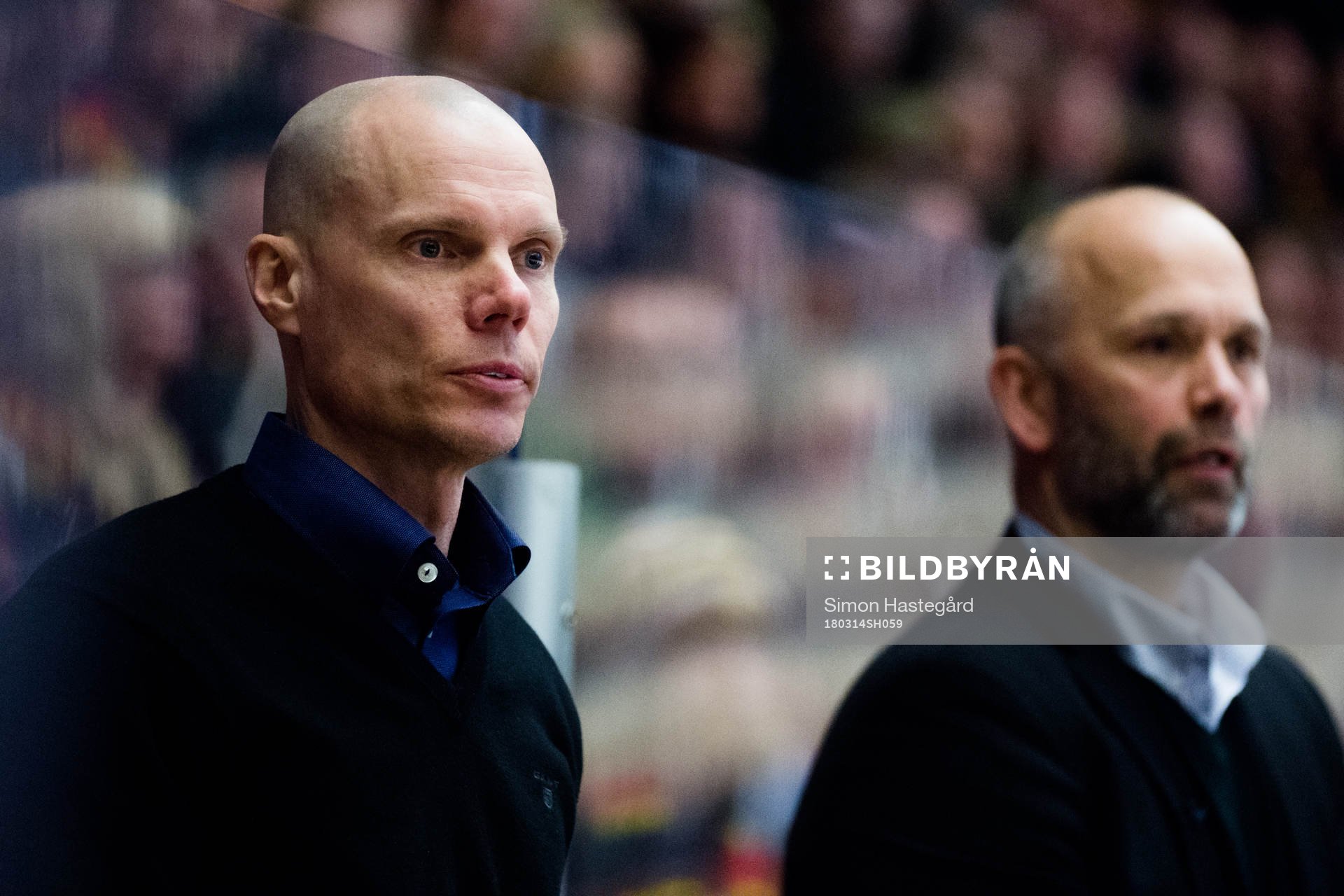 Brynäs målvaktstränare Fredrik Mikko och tränare Tommy