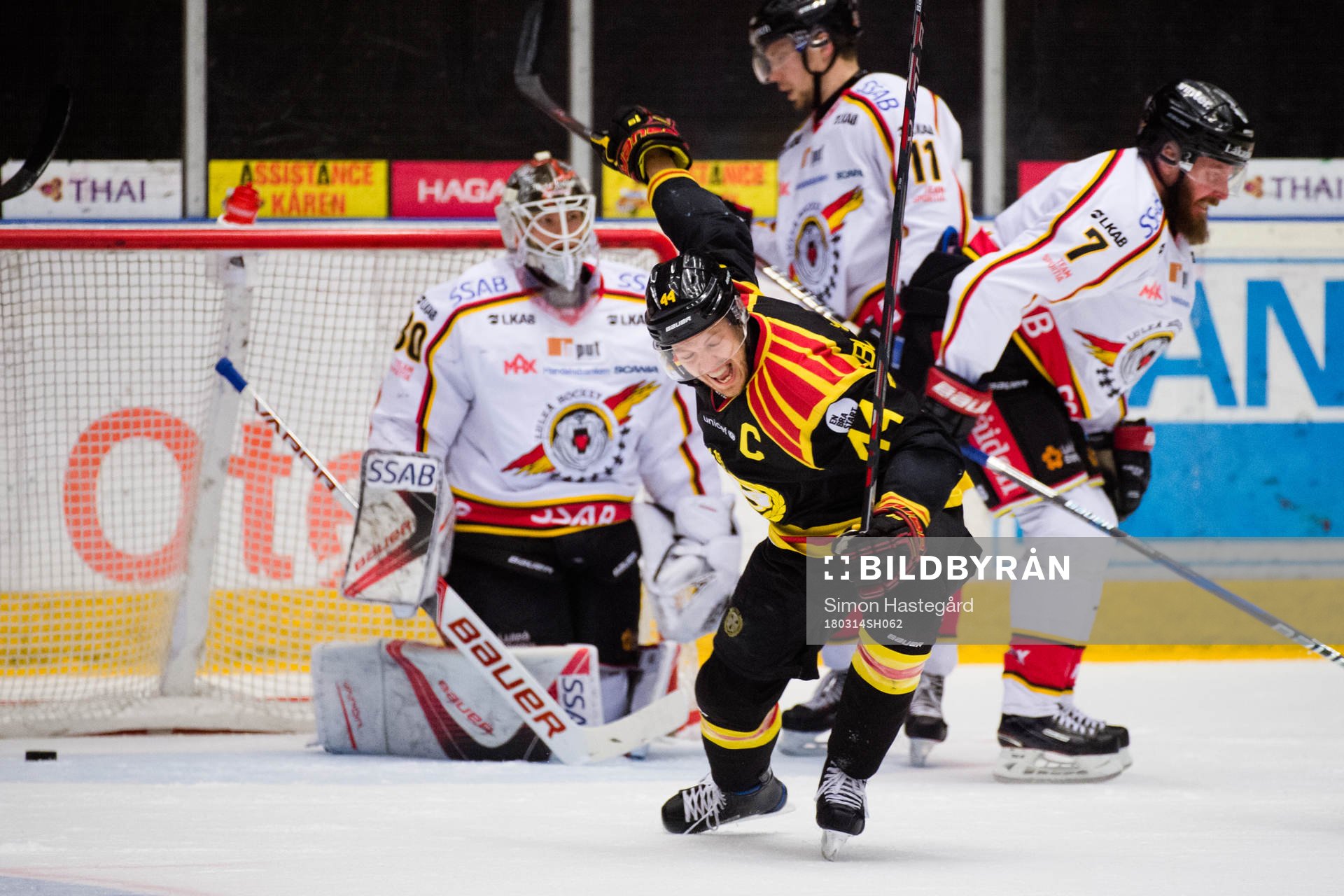 Brynäs Jacob Blomqvist jublar