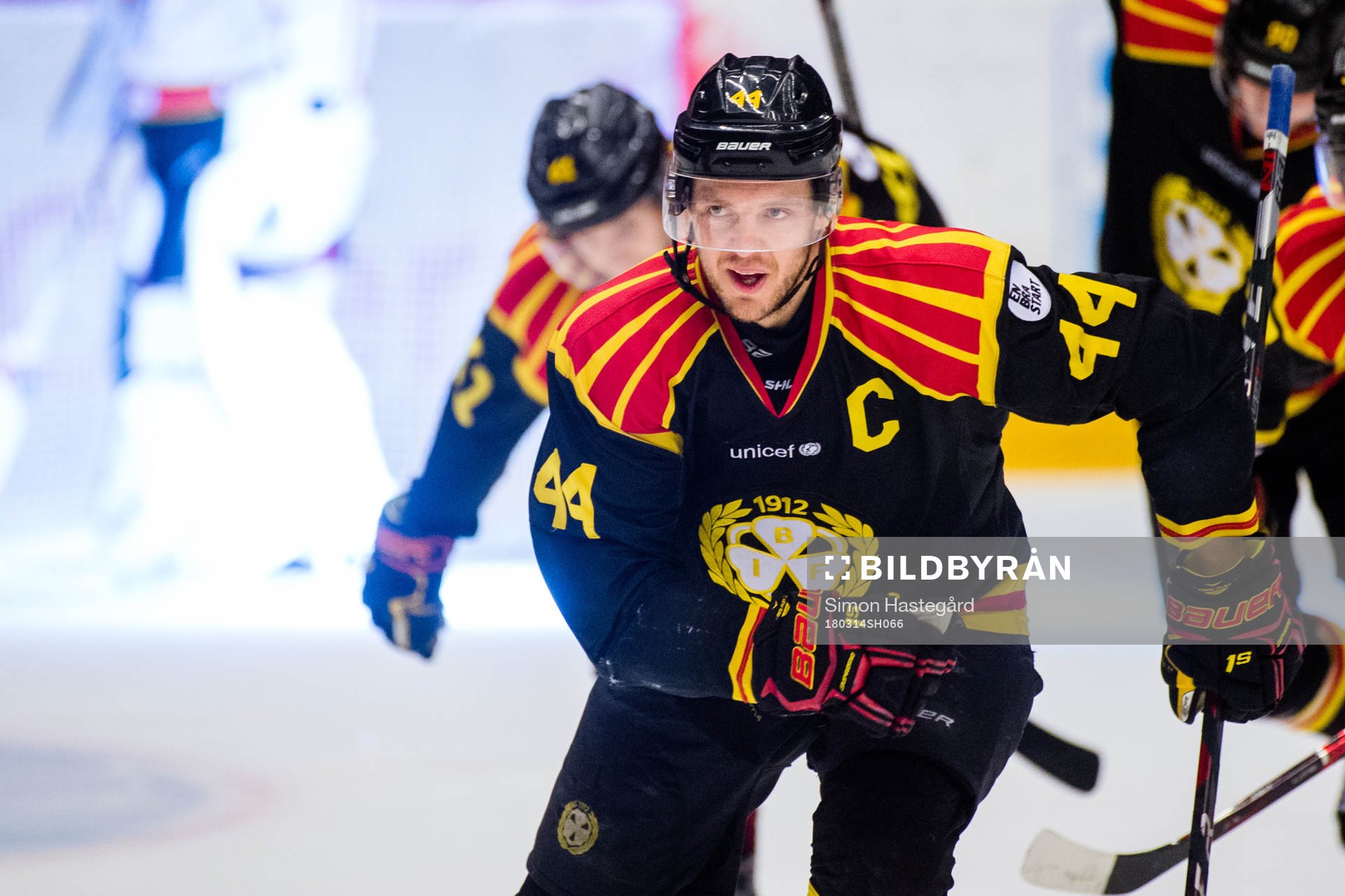 Brynäs Jacob Blomqvist jublar