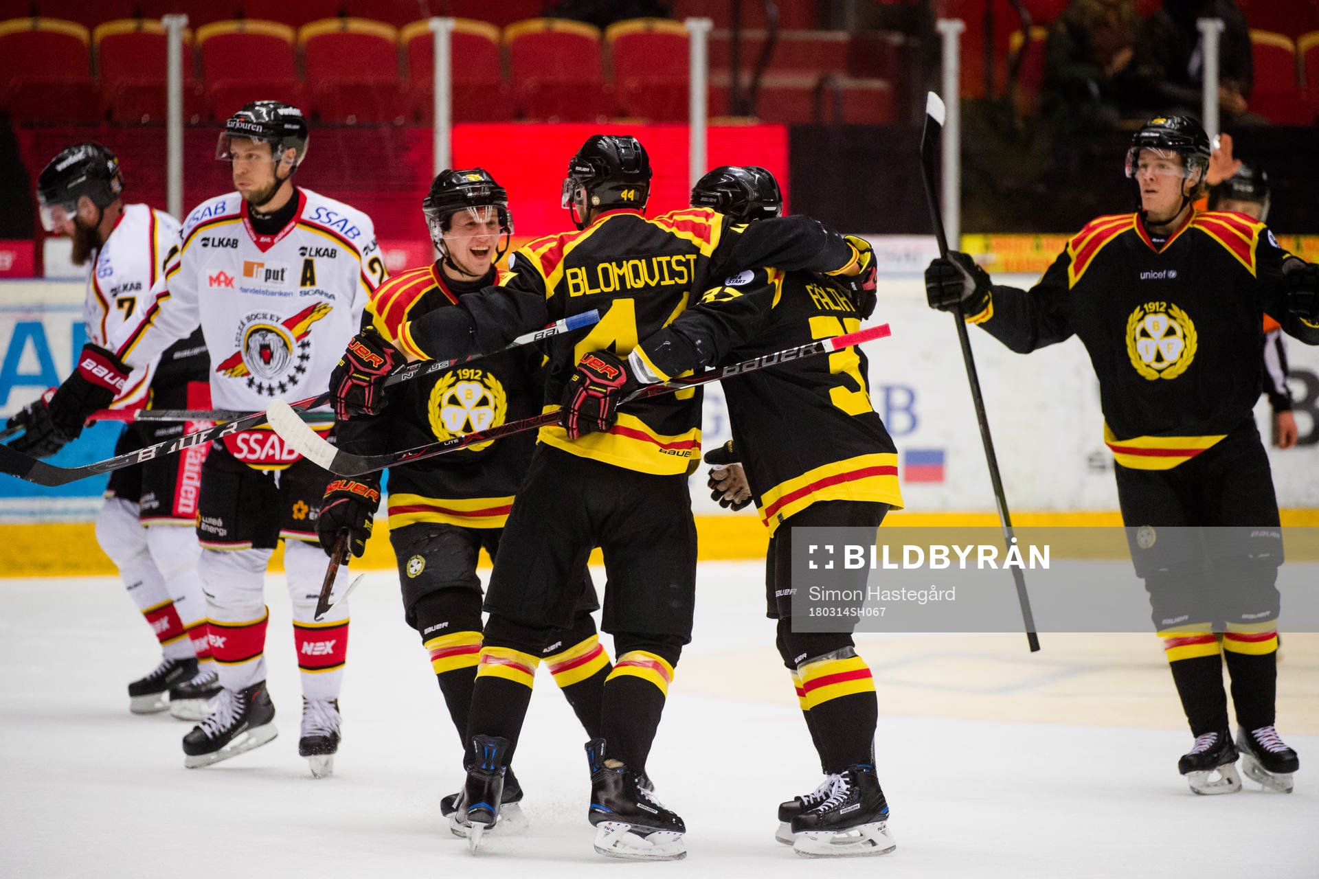 Brynäs Jacob Blomqvist jublar