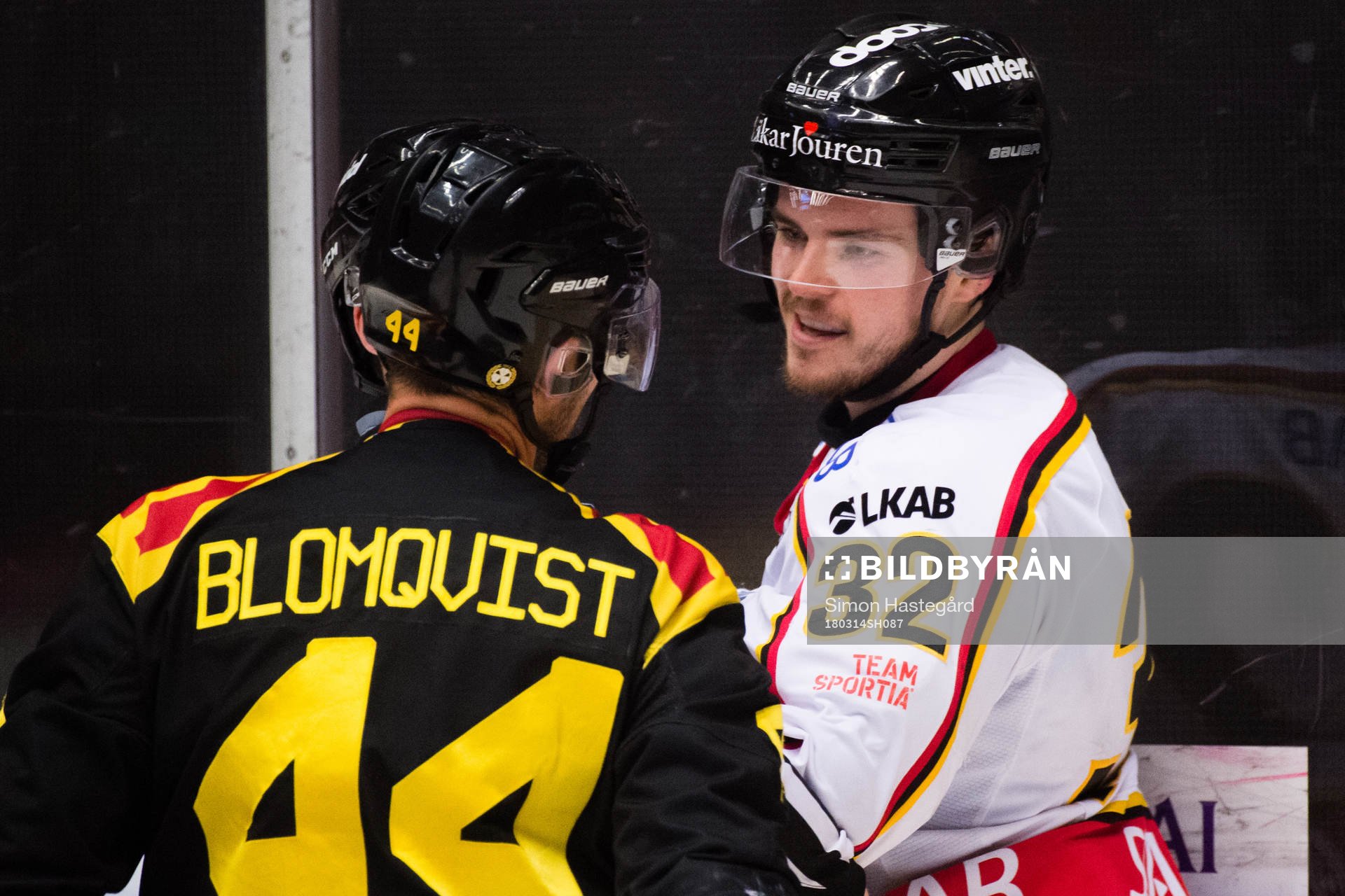 Brynäs Jacob Blomqvist och Luleås Oscar Engsund