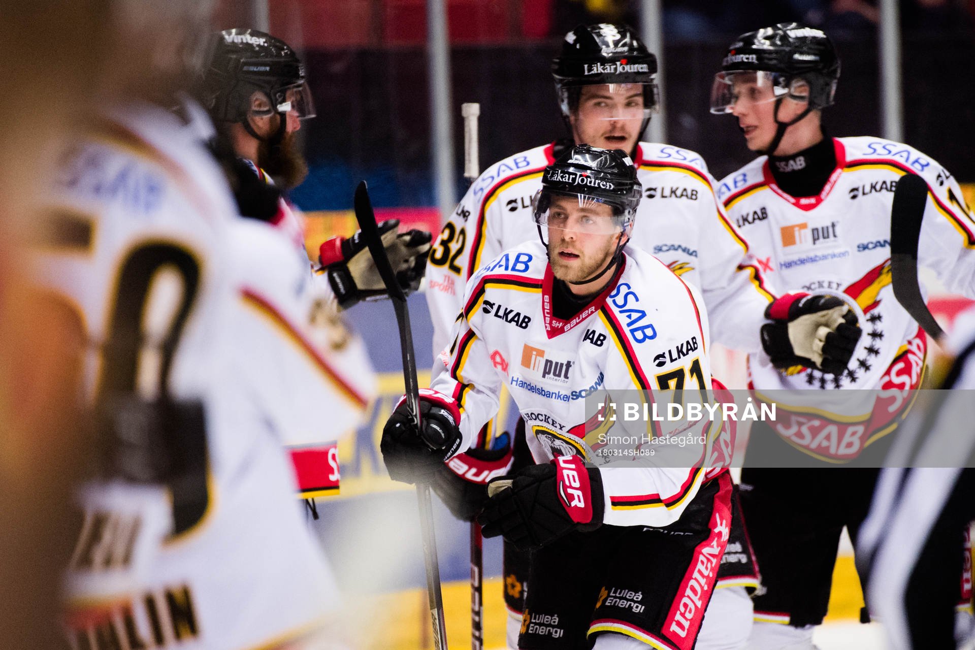 Luleås Patrick Cehlin jublar
