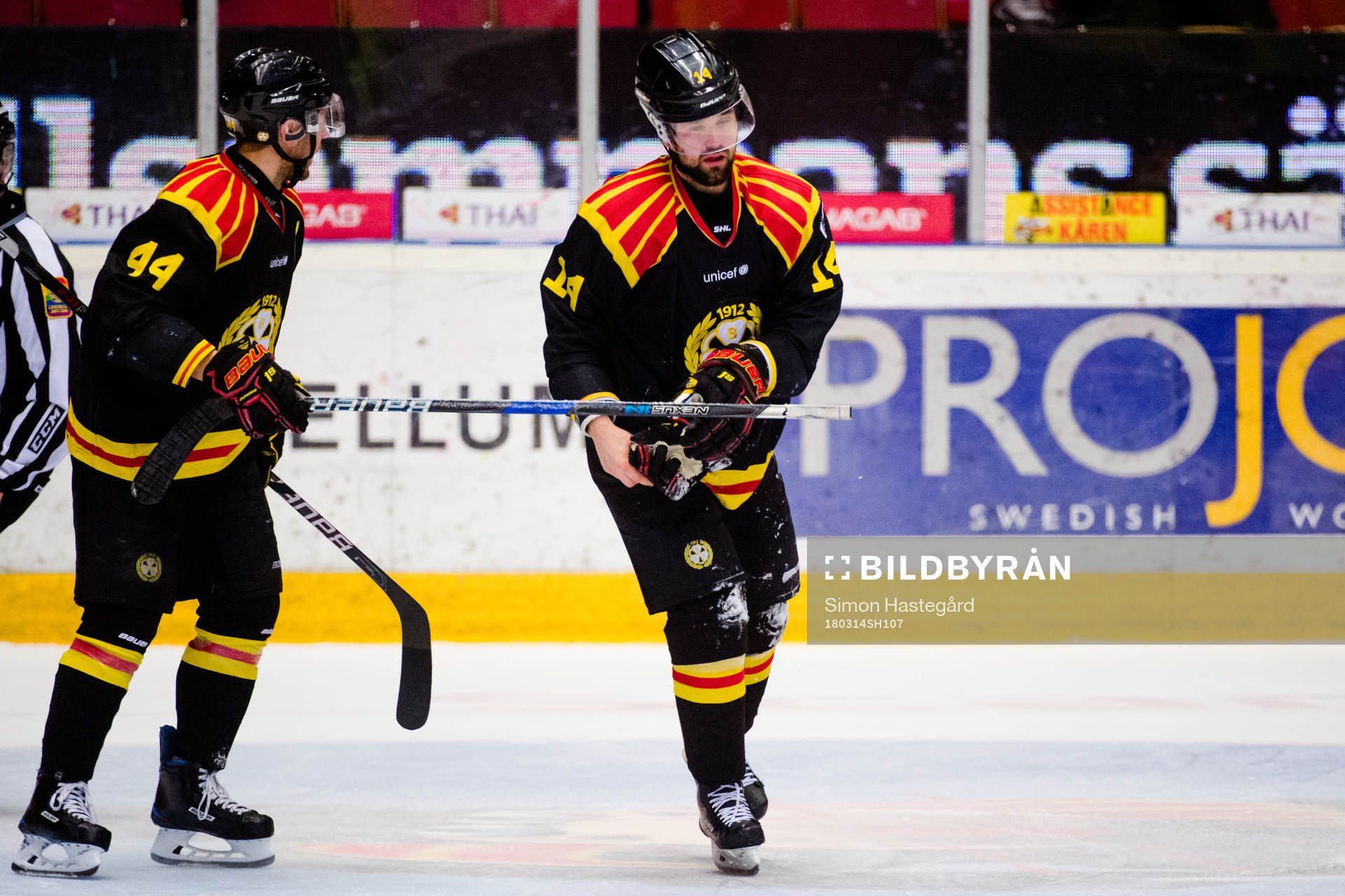 Brynäs Johan Alcén har ont