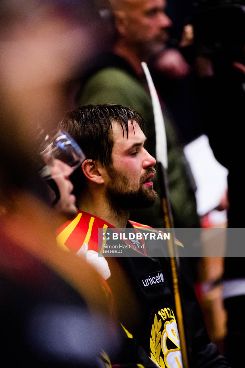 Brynäs Johan Alcén har ont