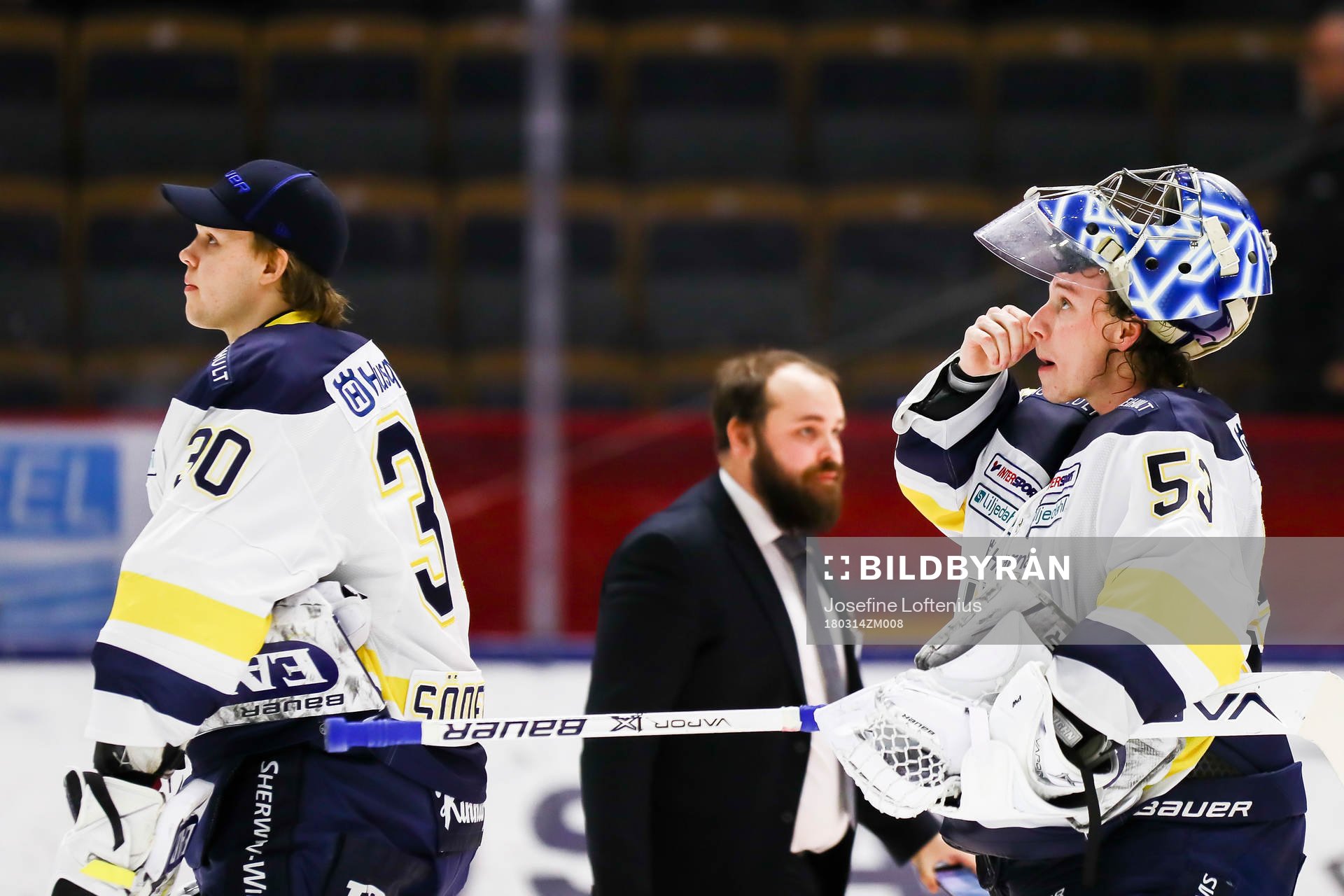 s målvakt Linus Söderström och målvakt Fredrik