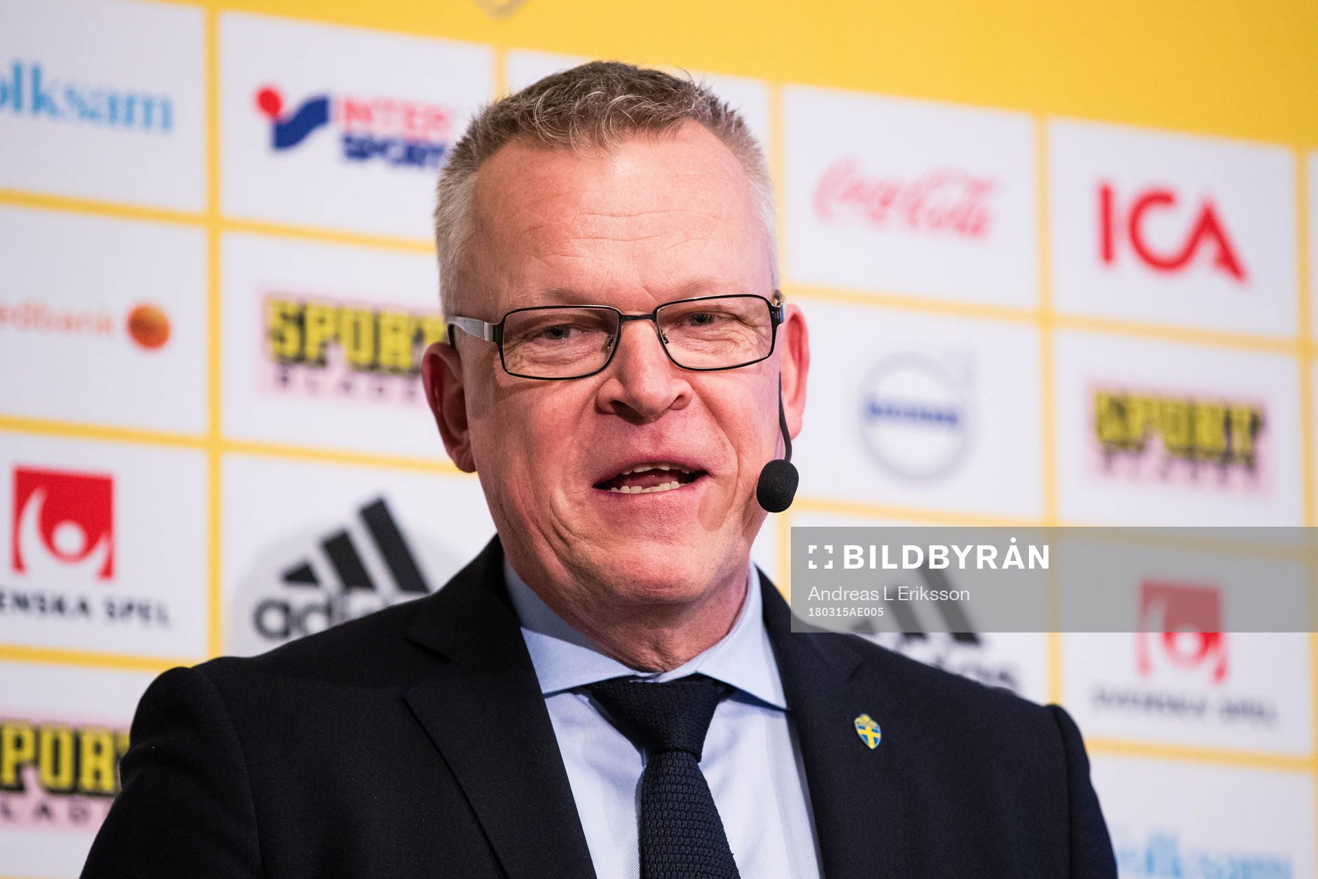 Sveriges förbundskapten Janne Andersson